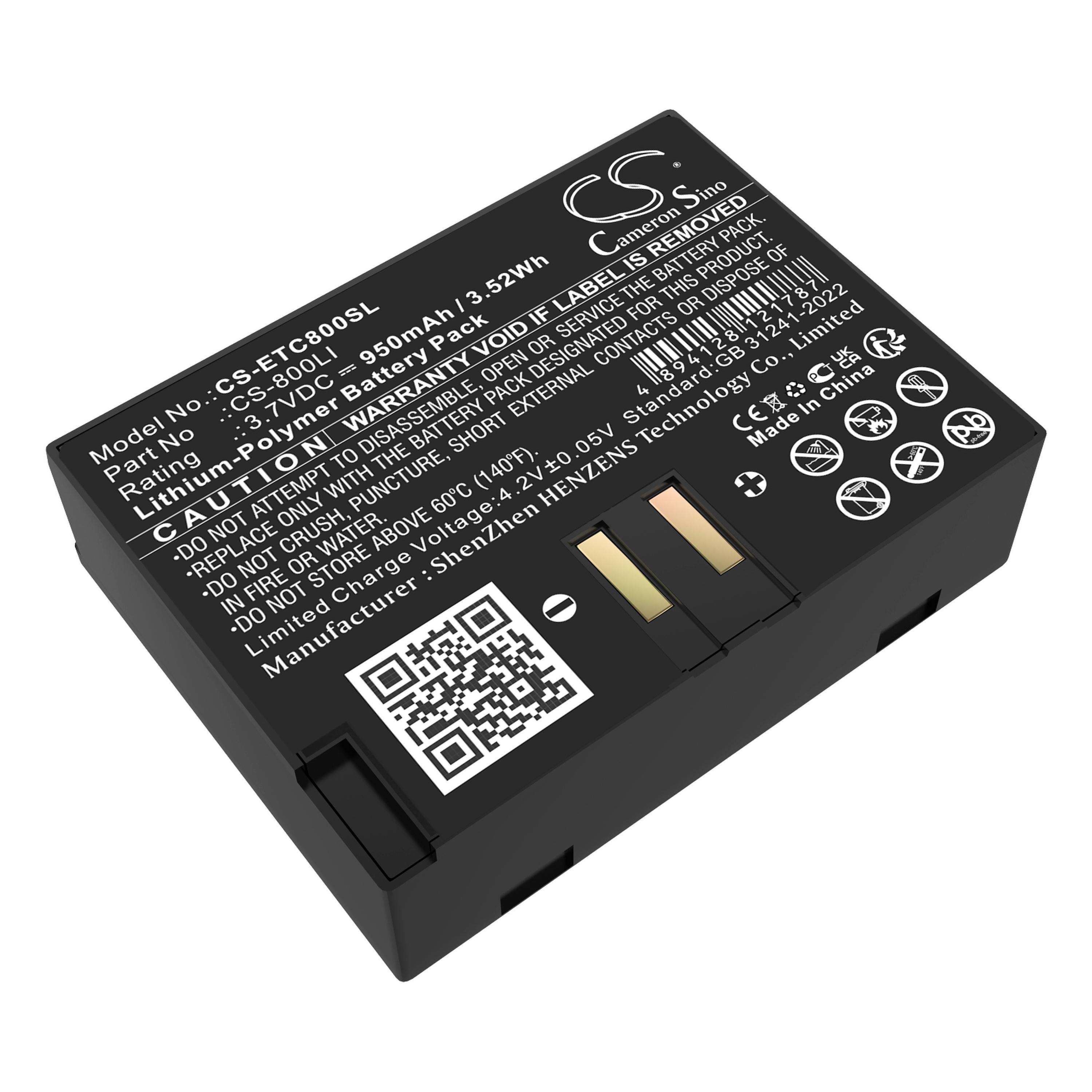 Cameron Sino 950 mAh for Eartec