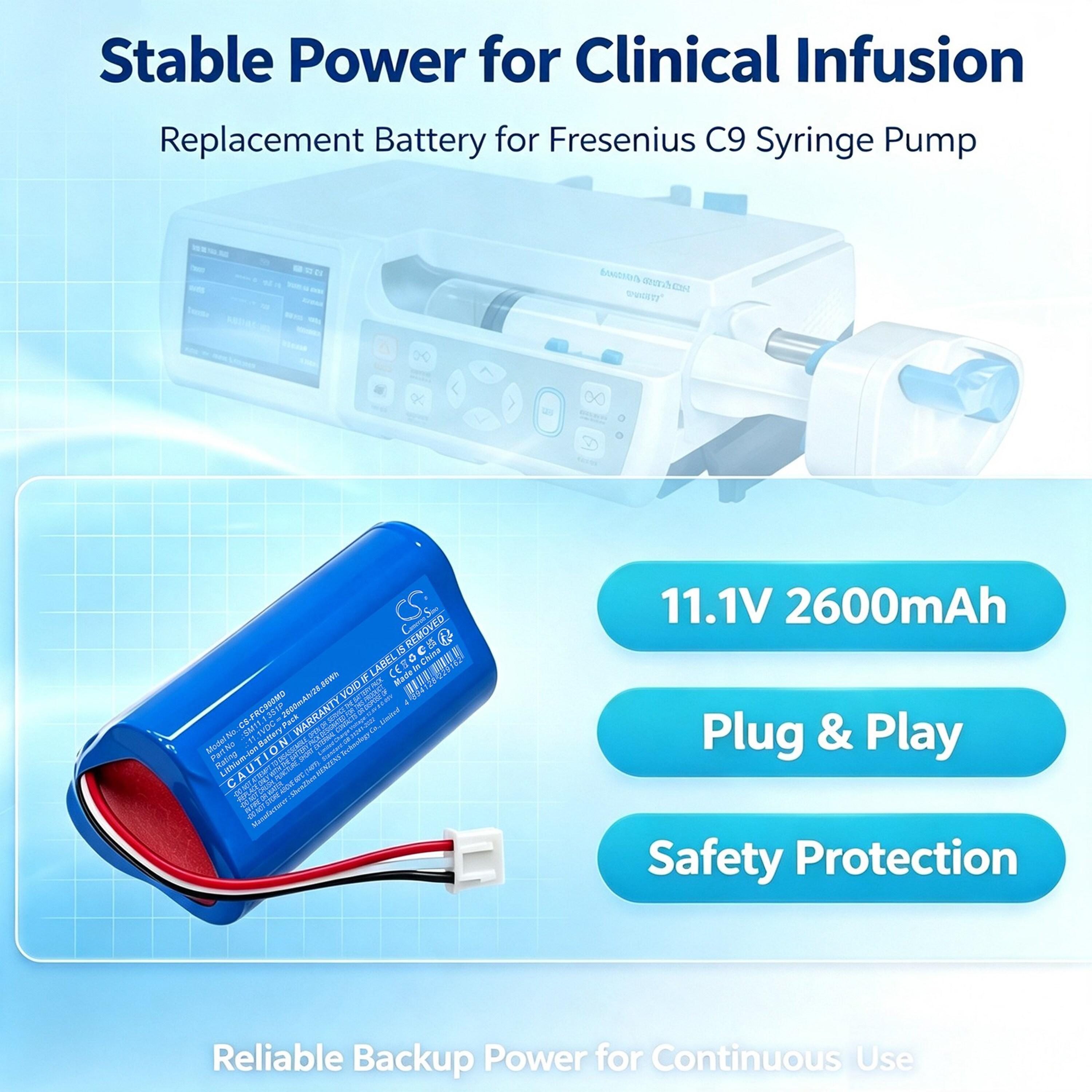 Cameron Sino 2600mAh Replacement Battery for