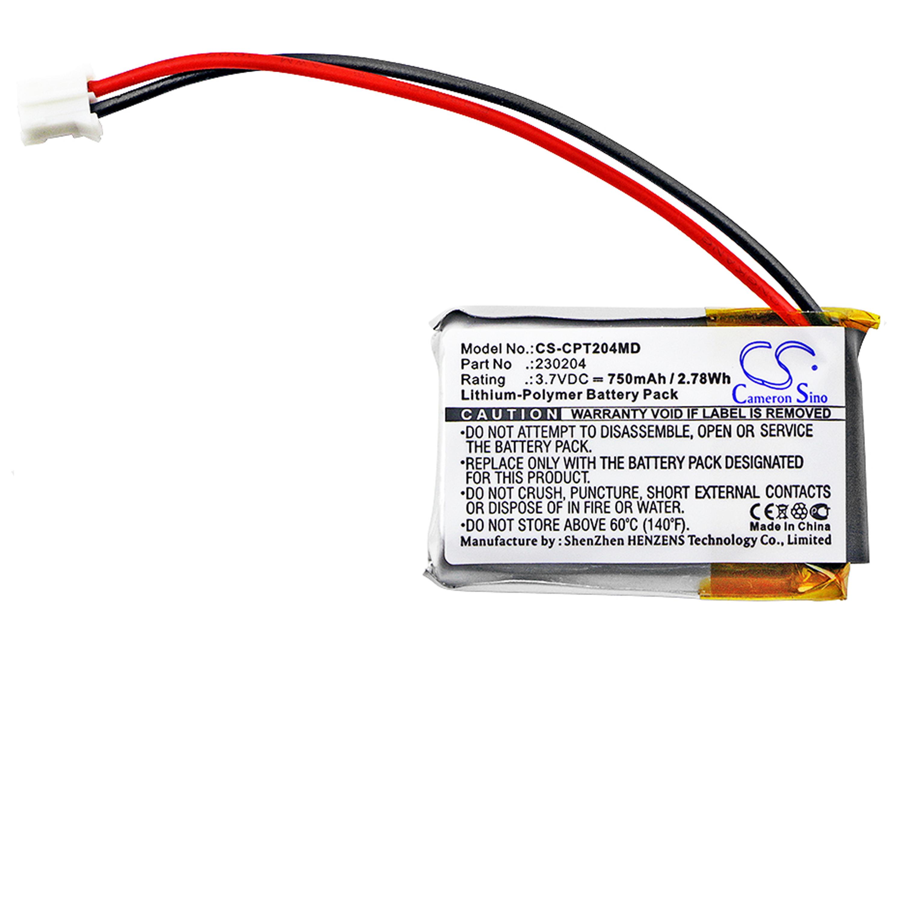 Cameron Sino 750 mAh for Celltreat