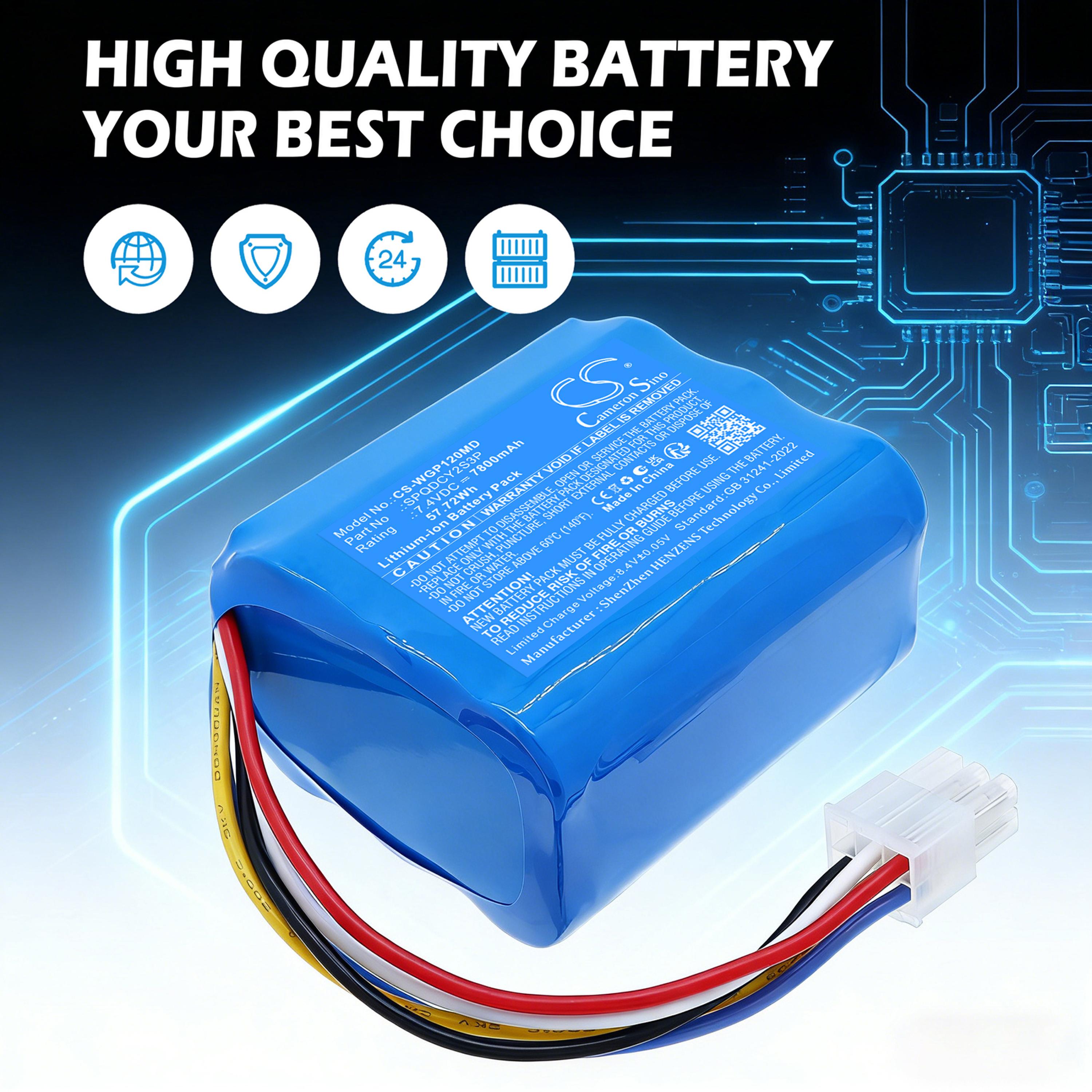 Cameron Sino 7800mAh Replacement Battery for