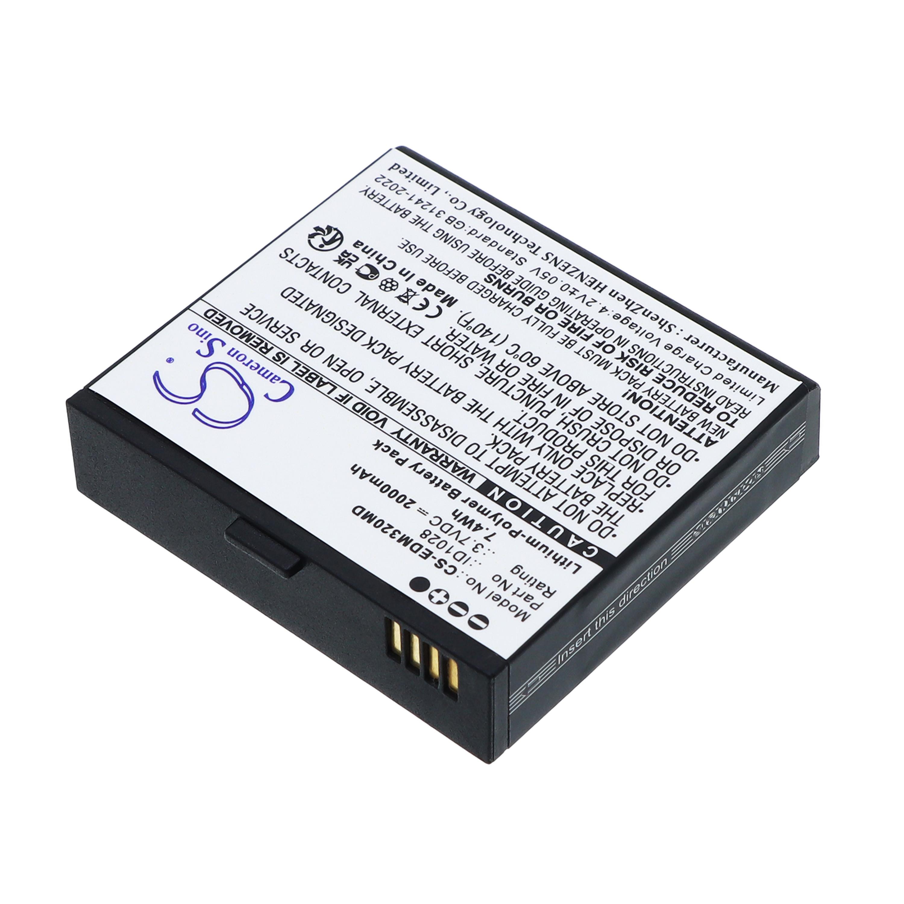 Cameron Sino Replacement Battery for Edan