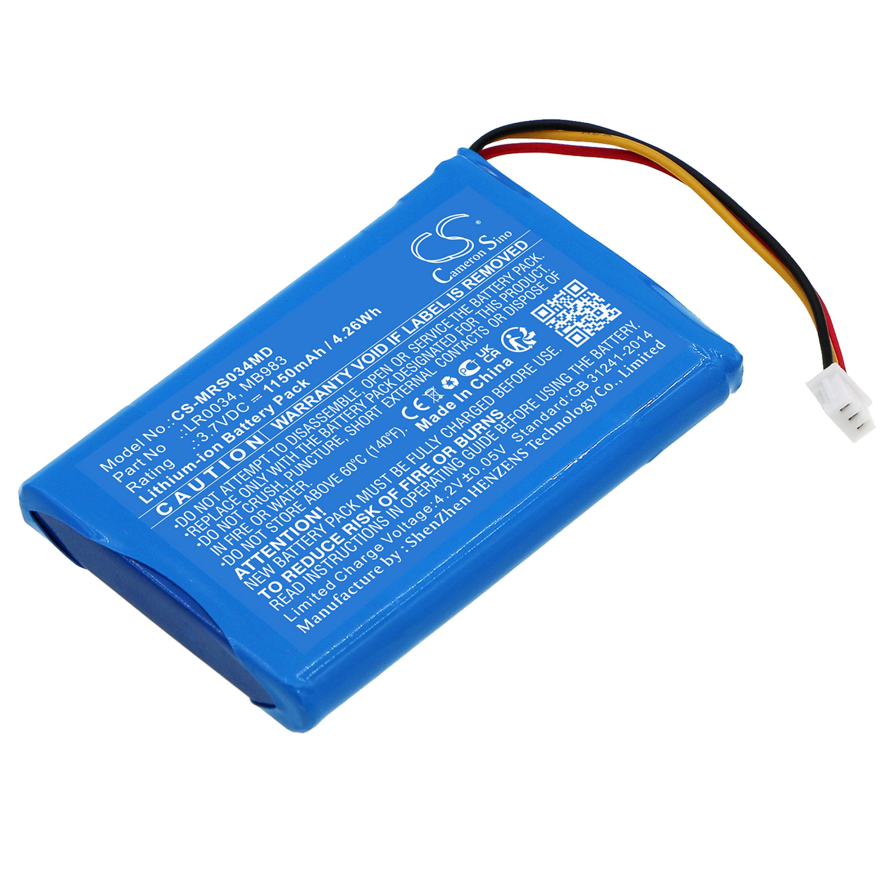 Cameron Sino Replacement Battery for MIR