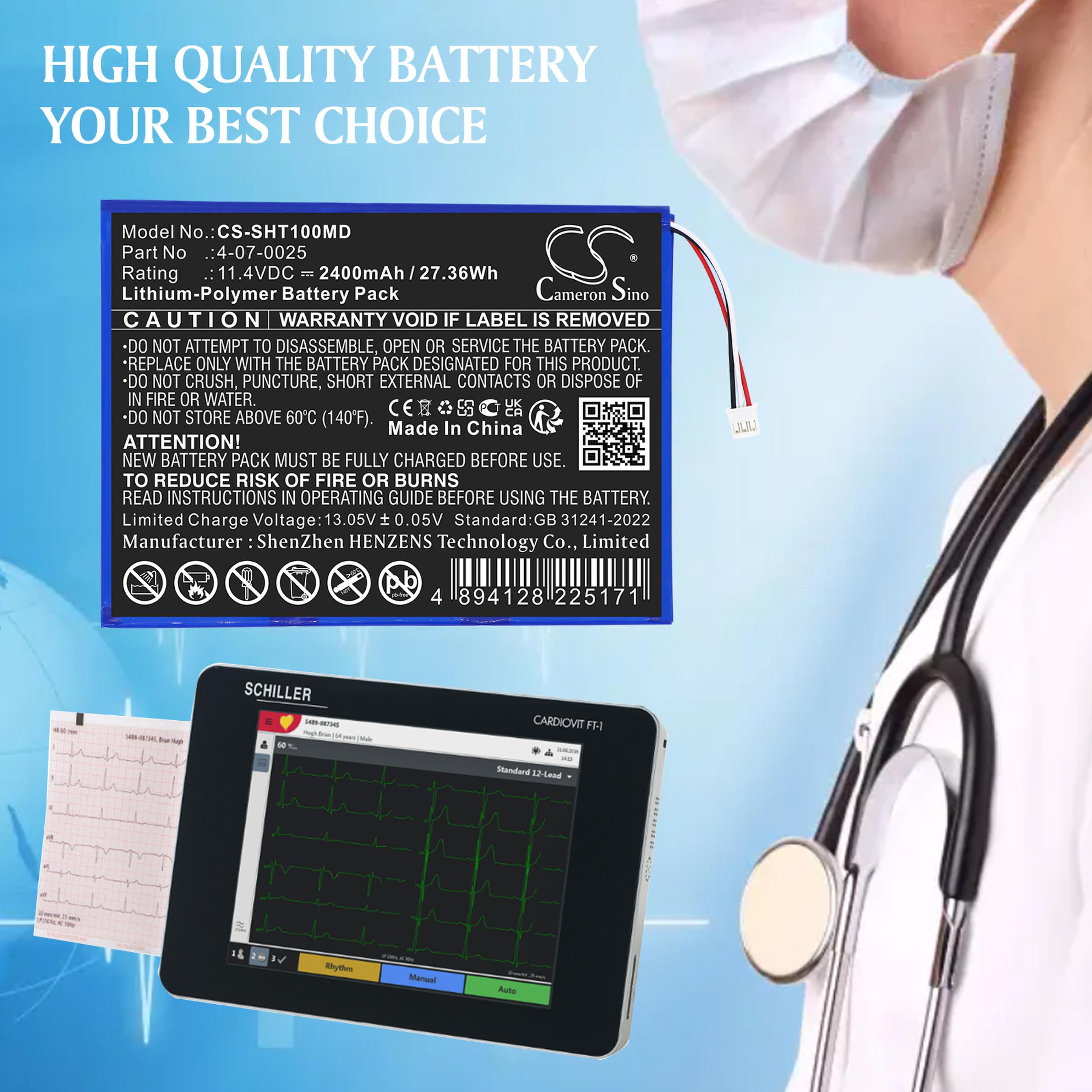 Cameron Sino Replacement Battery for Schiller