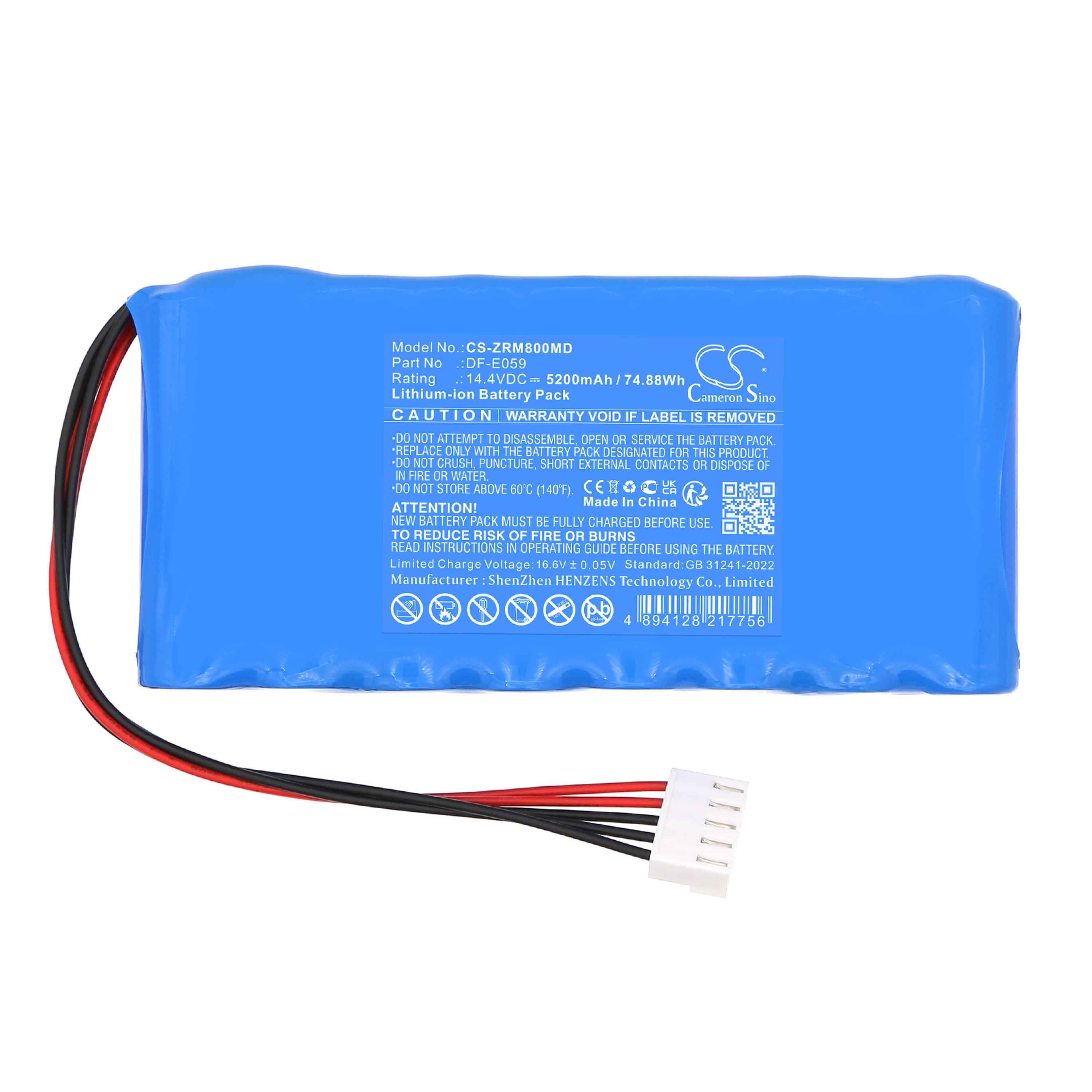 Cameron Sino Replacement Battery for Zoncare