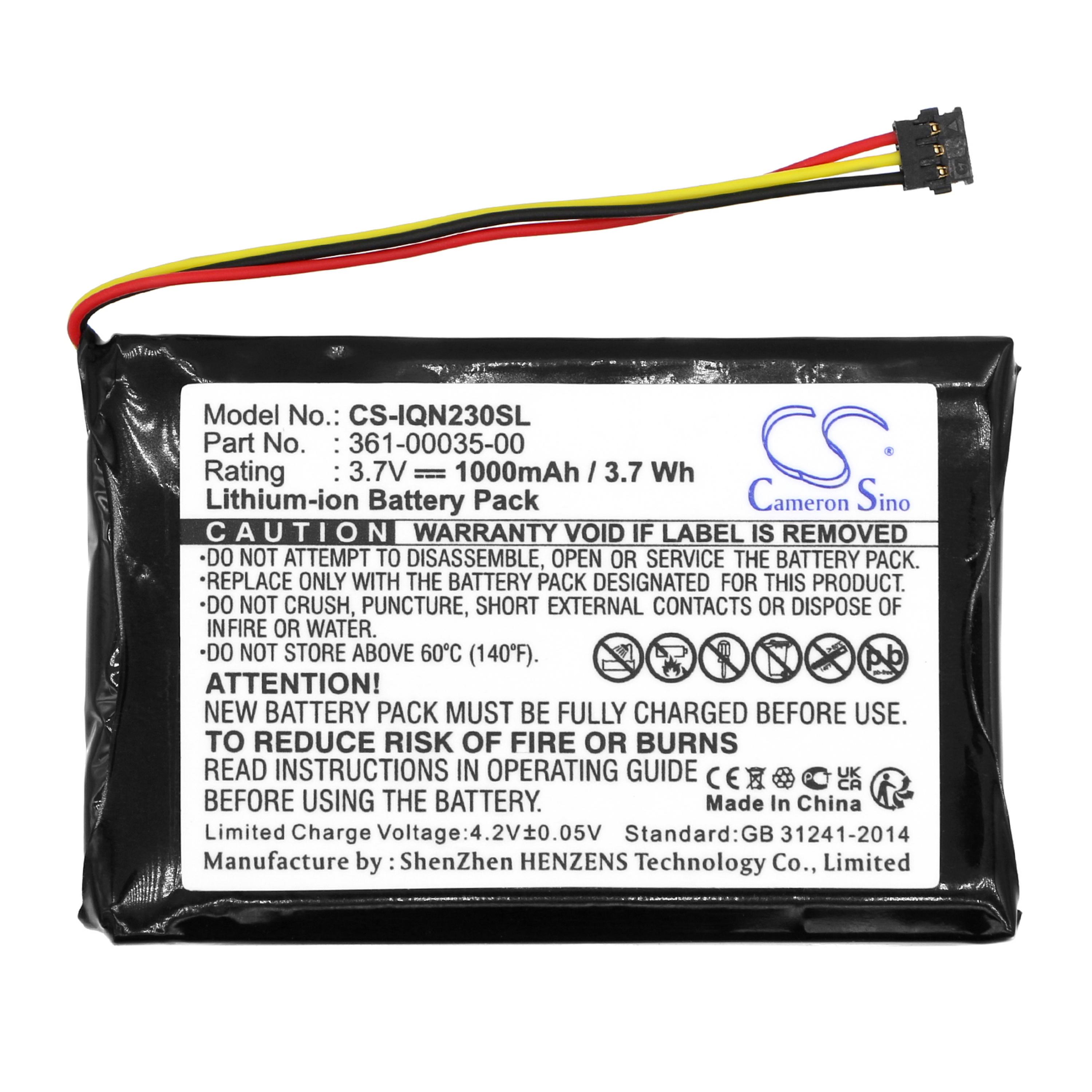 Cameron Sino 1000 mAh for Garmin
