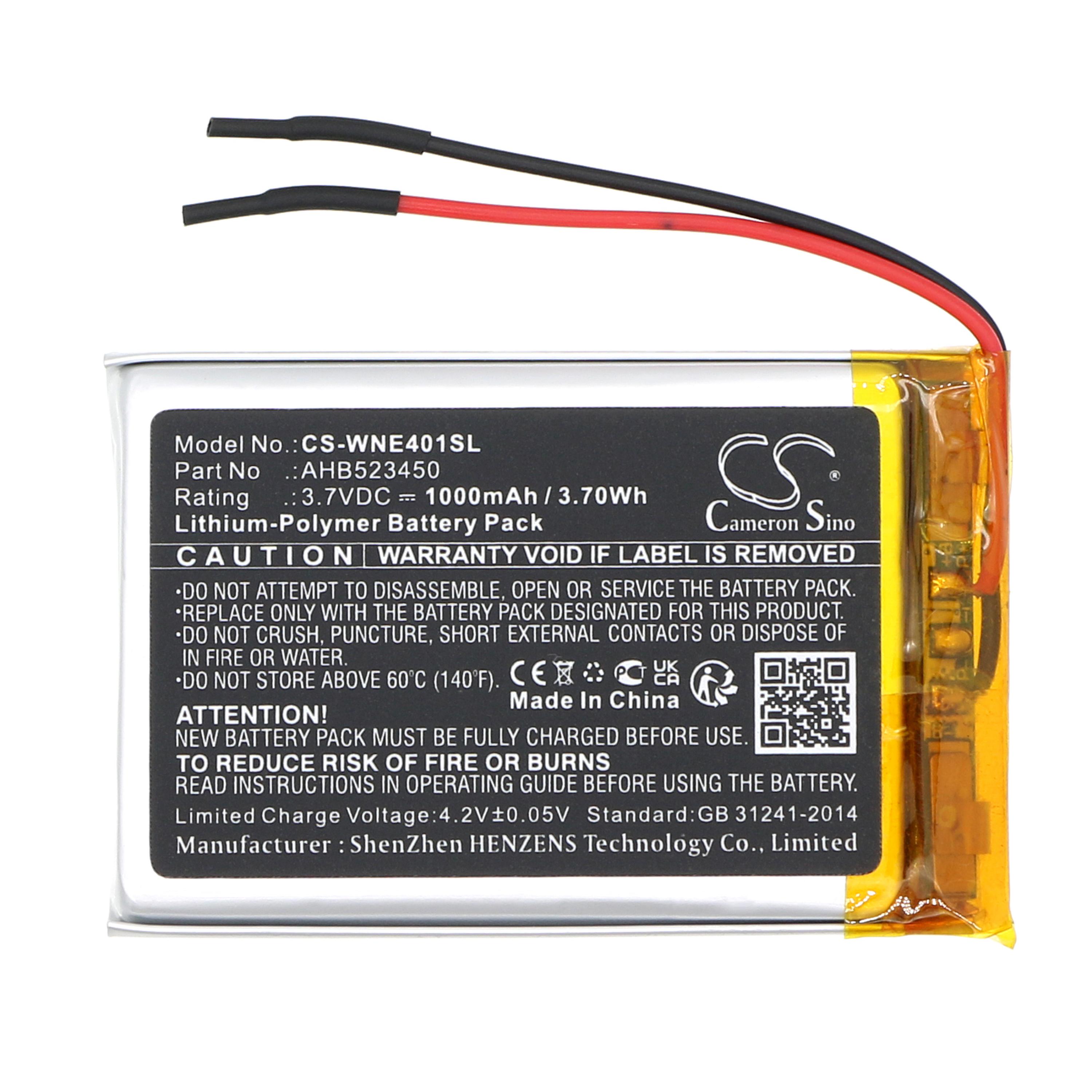 Cameron Sino 1000 mAh for Weenect