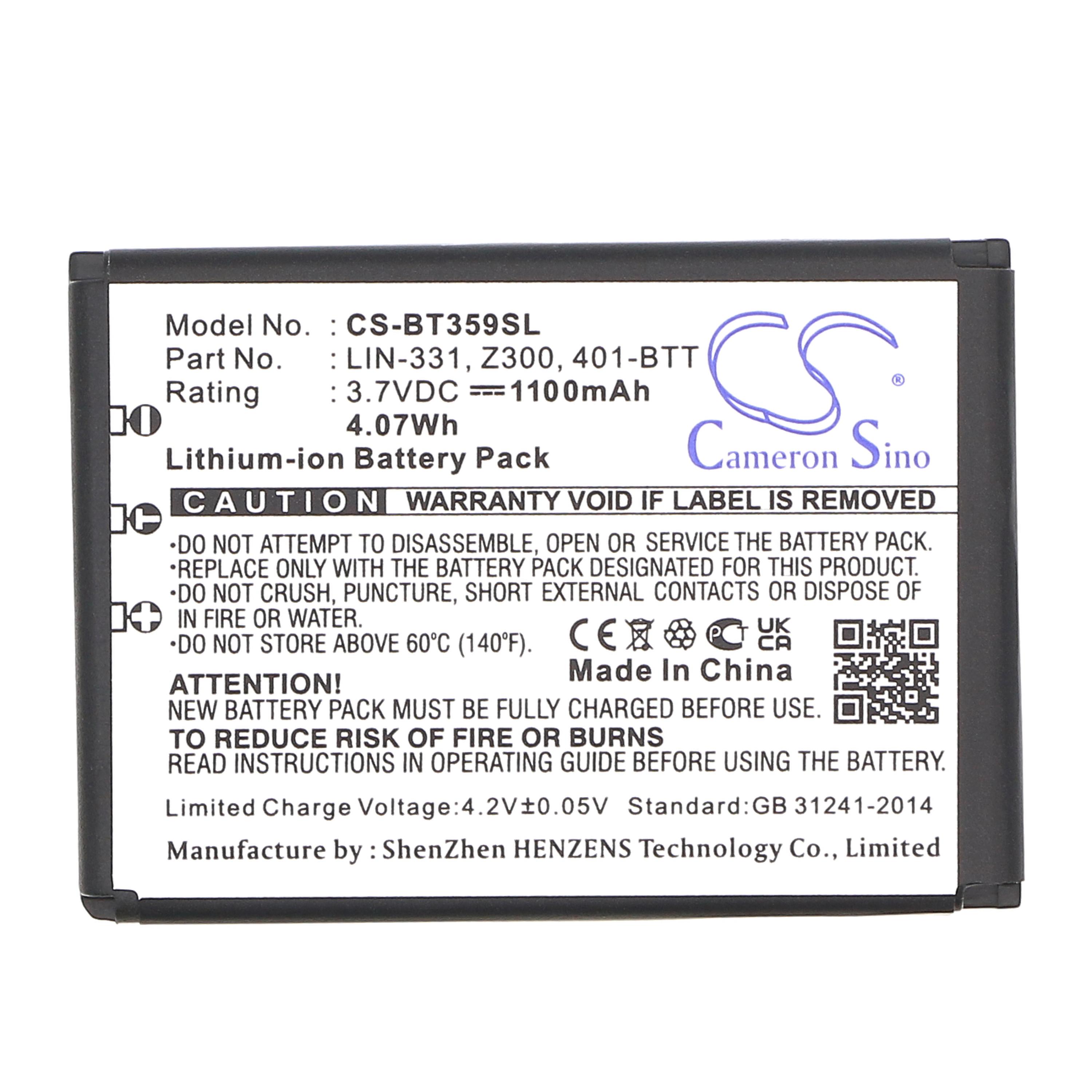 Cameron Sino 1100 mAh for Globalsat