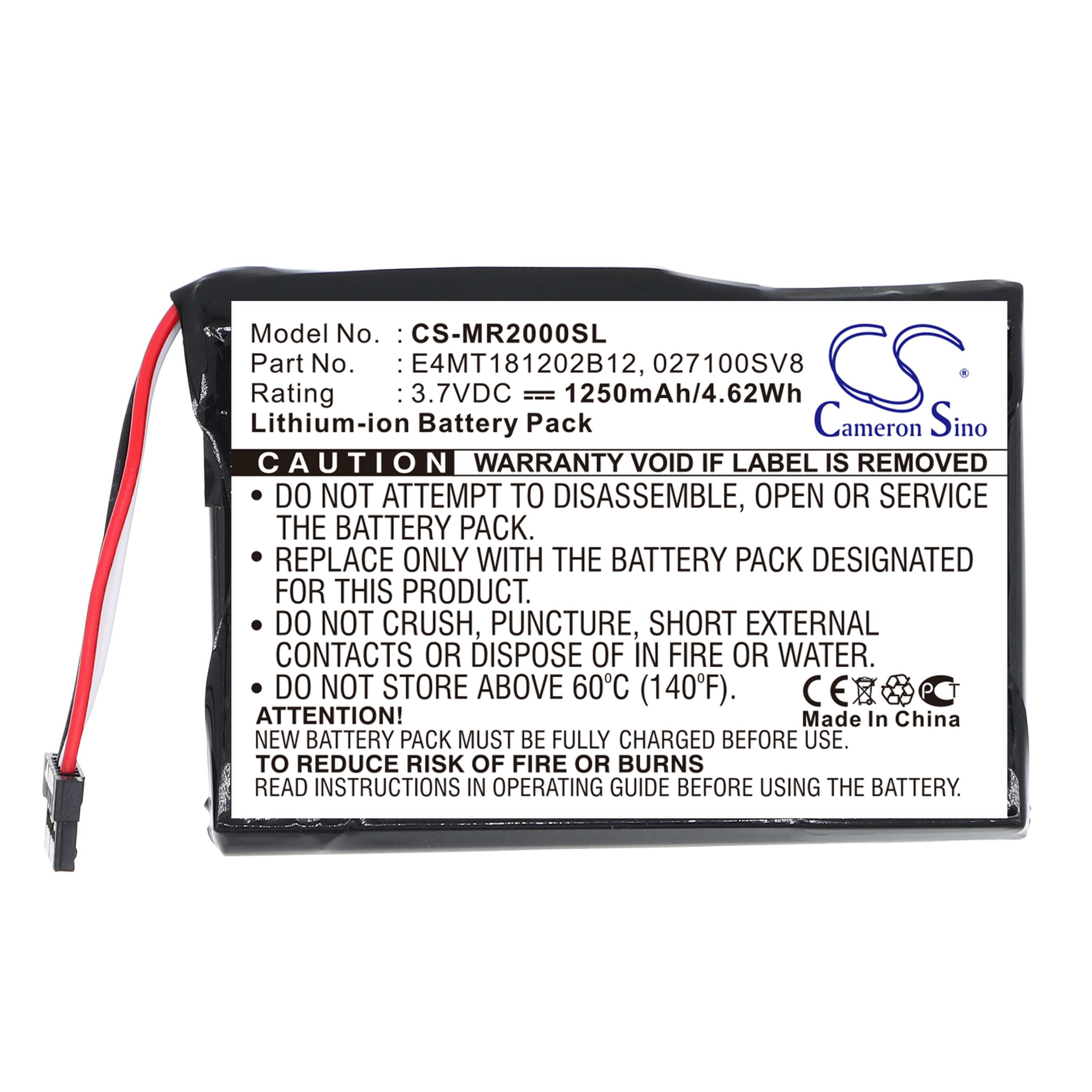 Cameron Sino 1250 mAh for Magellan