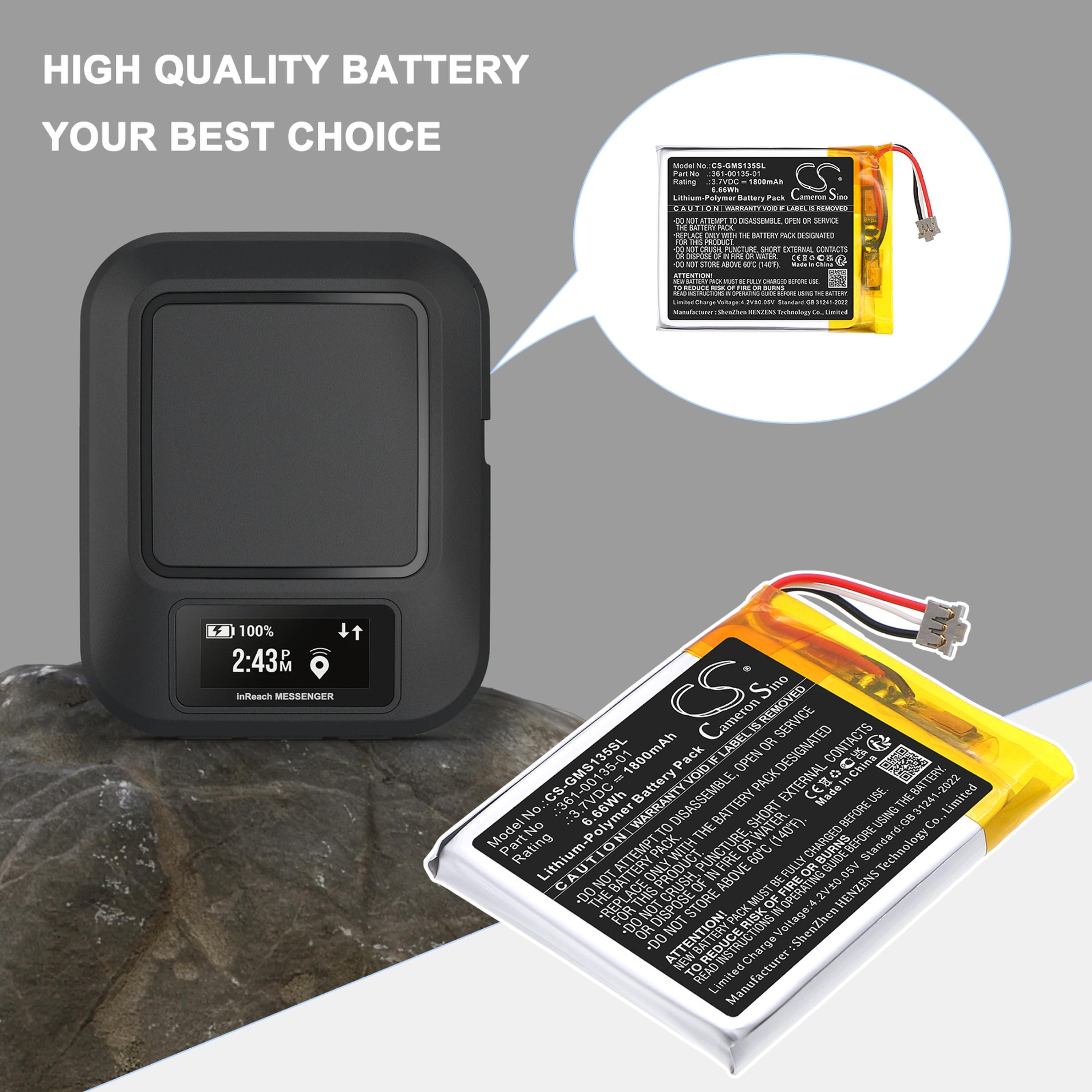 Cameron Sino 1800mAh Replacement Battery for