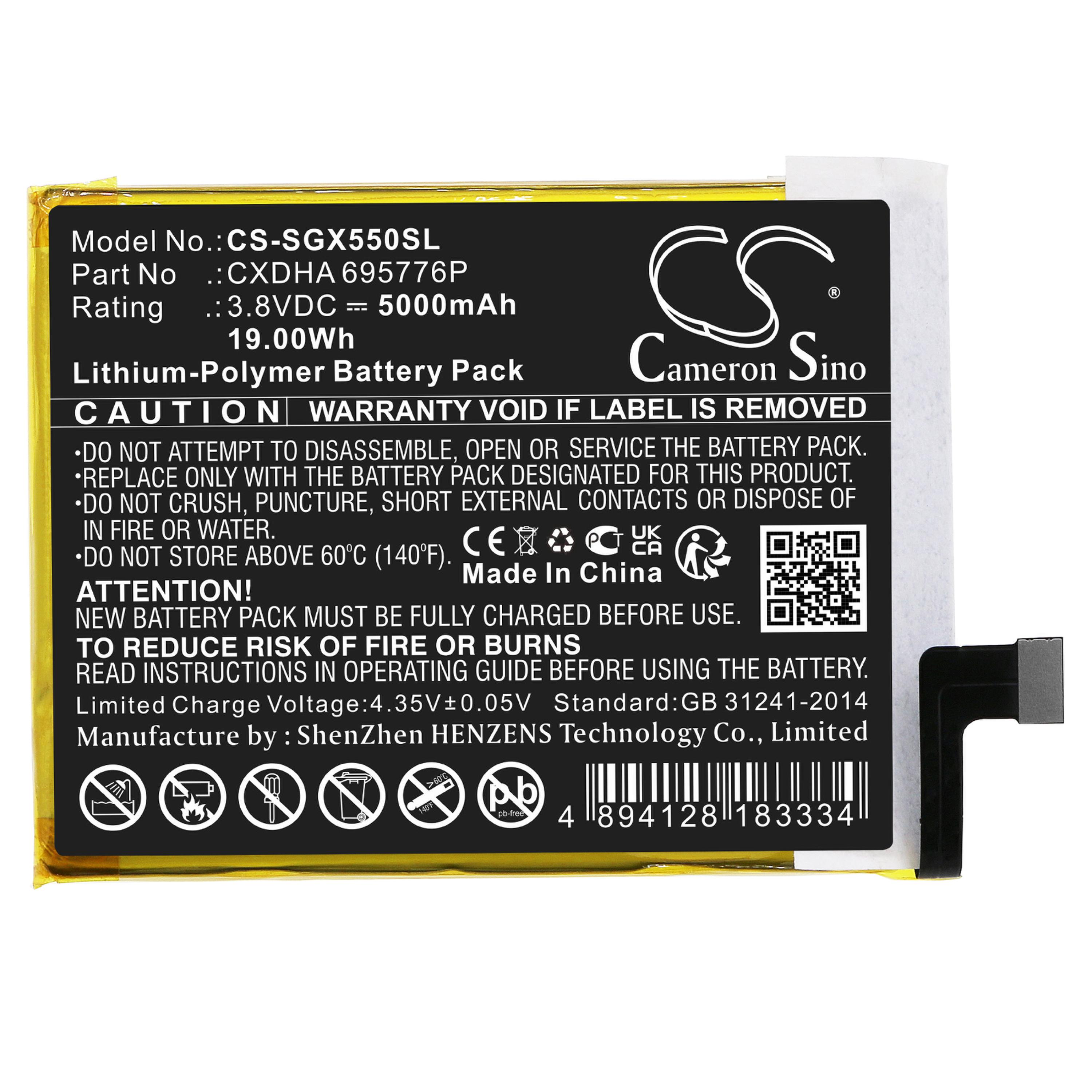 Cameron Sino 5000 mAh for SkyGolf
