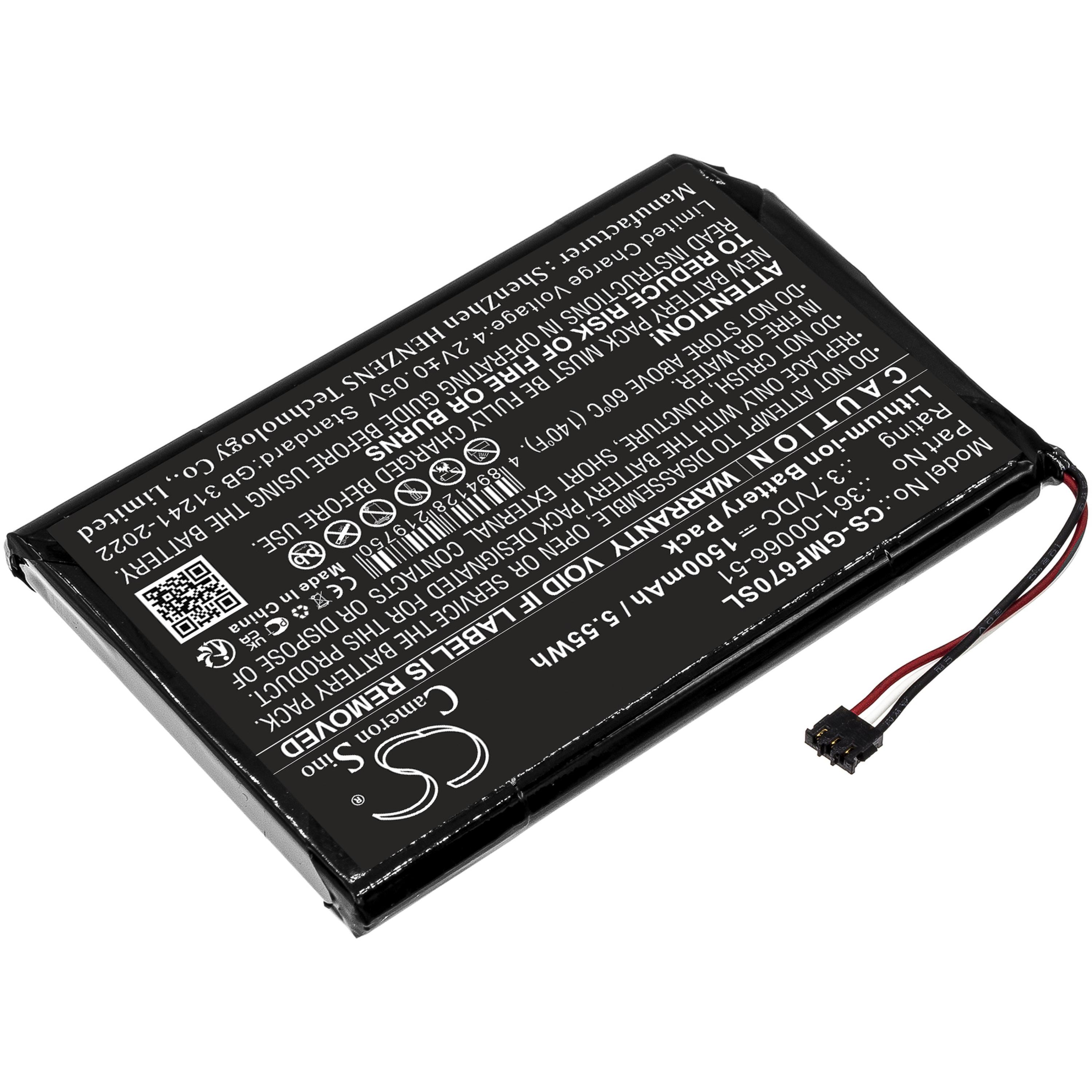 Cameron Sino Replacement Battery for Garmin