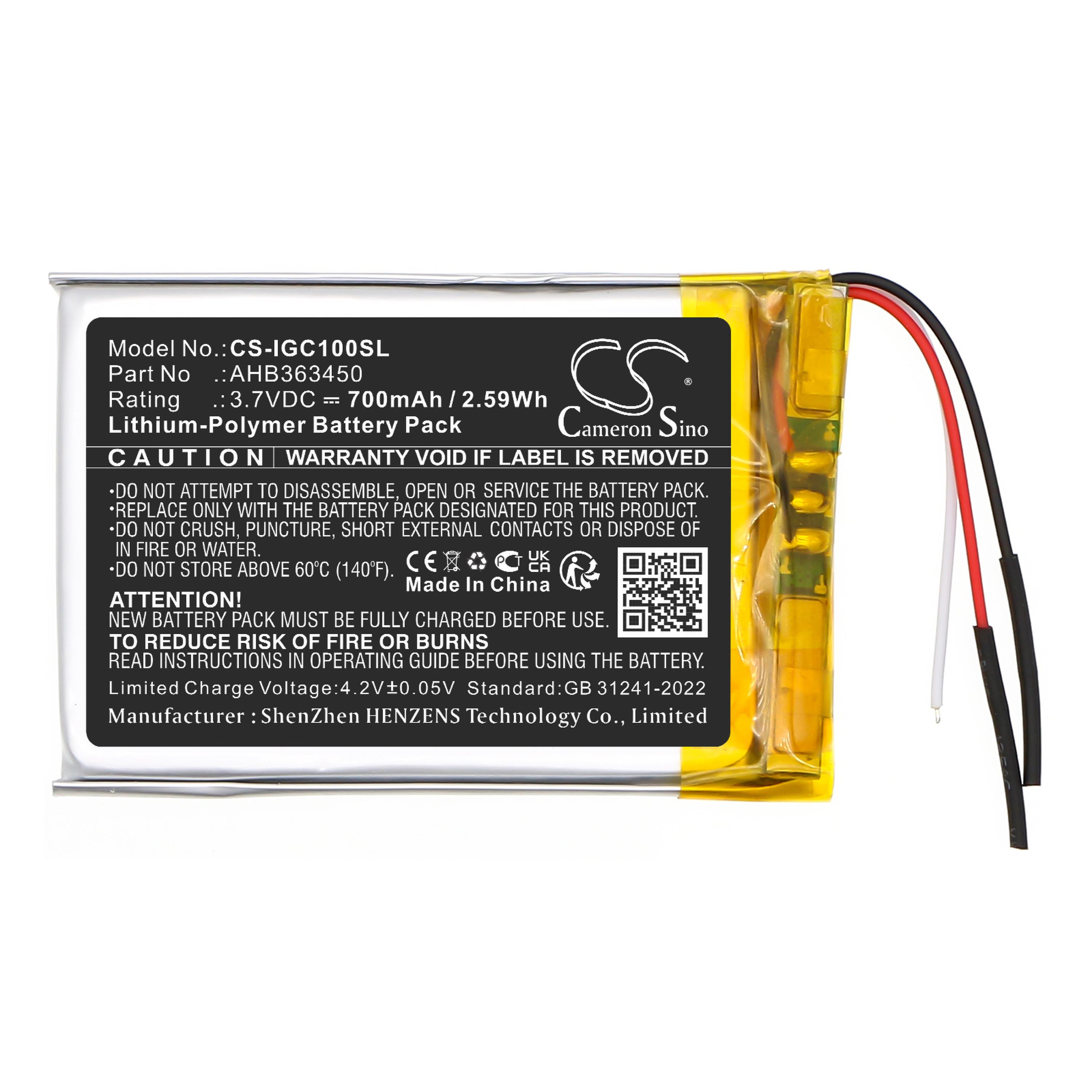 Cameron Sino Replacement Battery for iGpsport