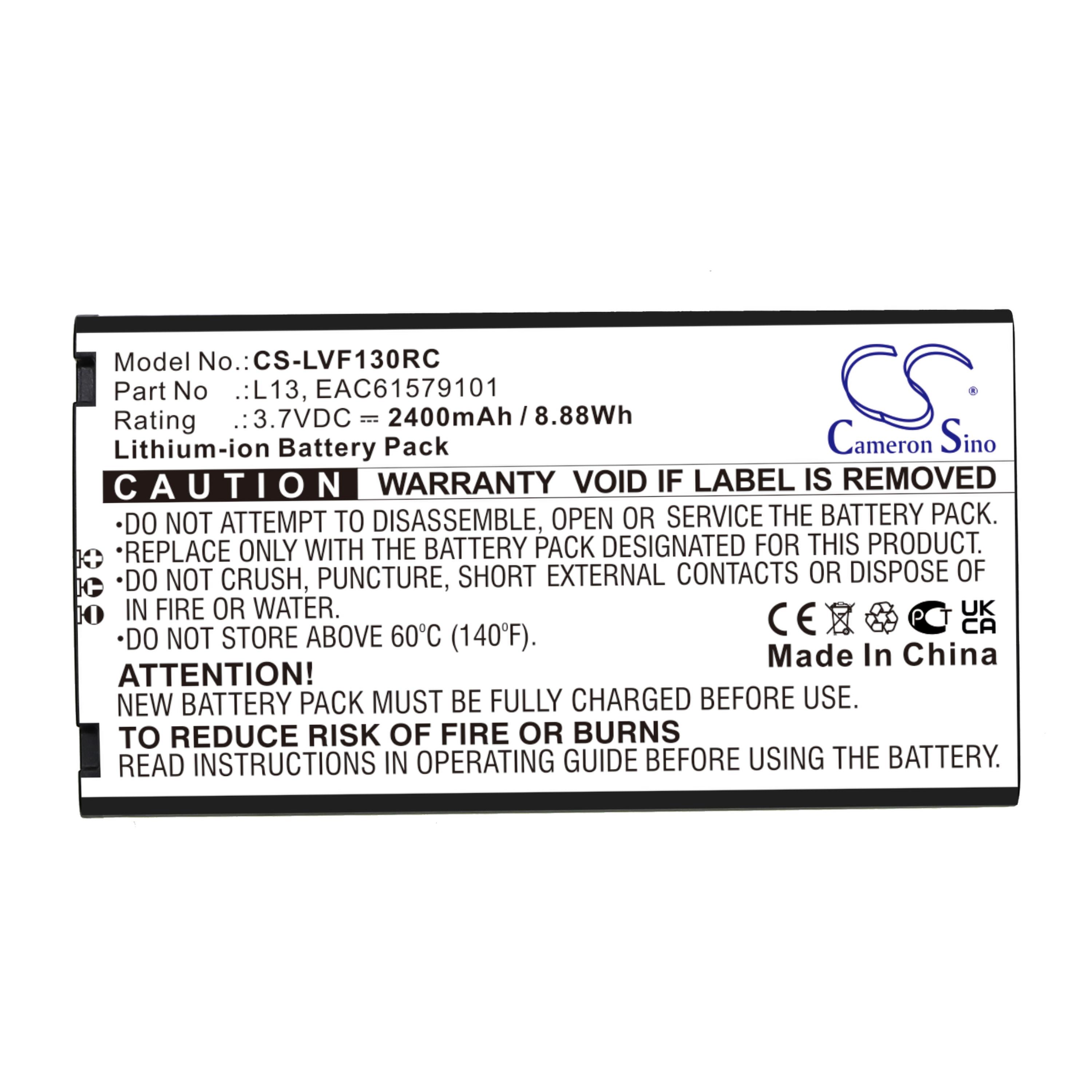 Cameron Sino 2400 mAh for LG
