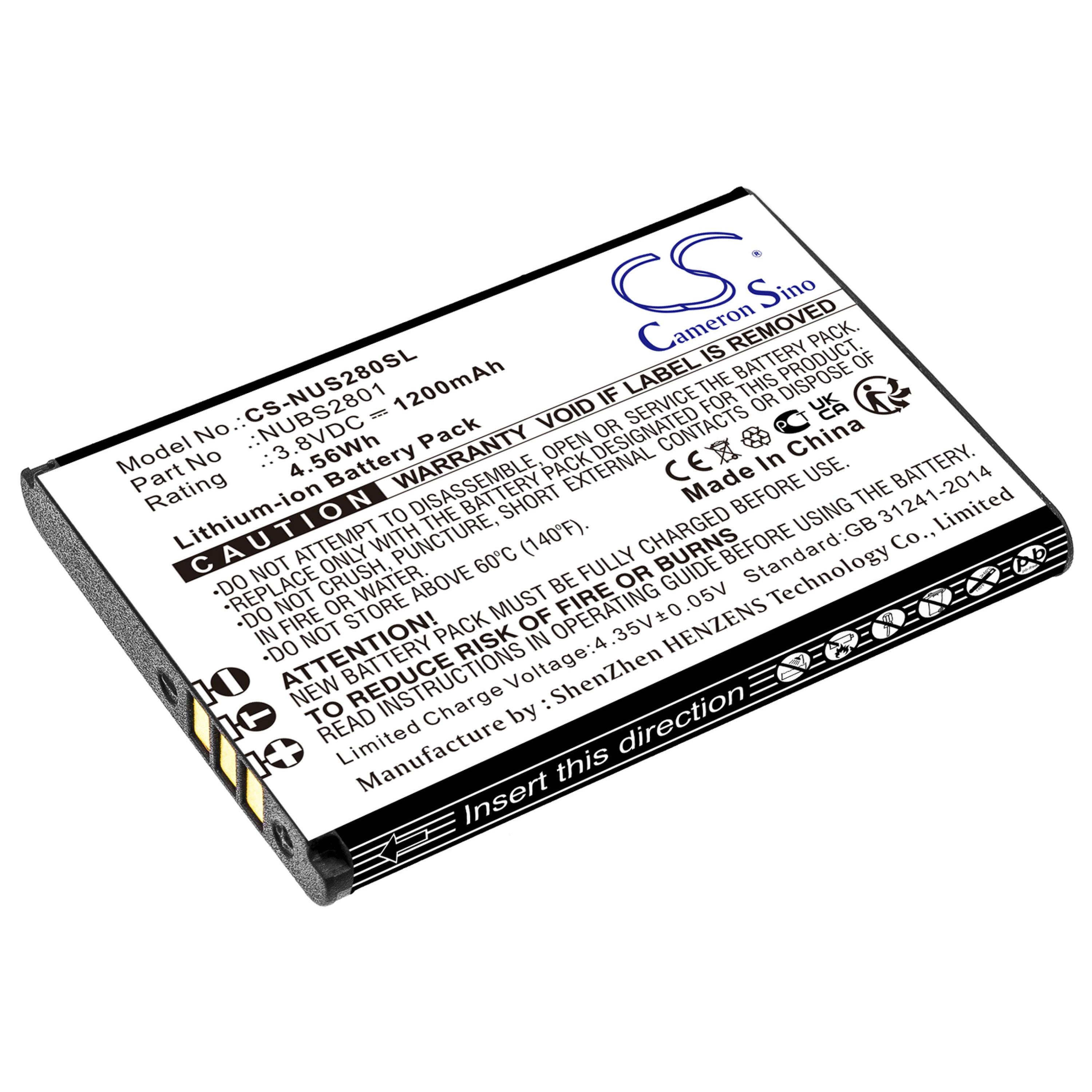 Cameron Sino 1200 mAh for NUU