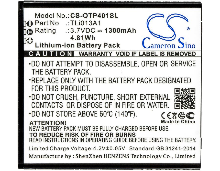 Cameron Sino 1300 mAh for Alcatel