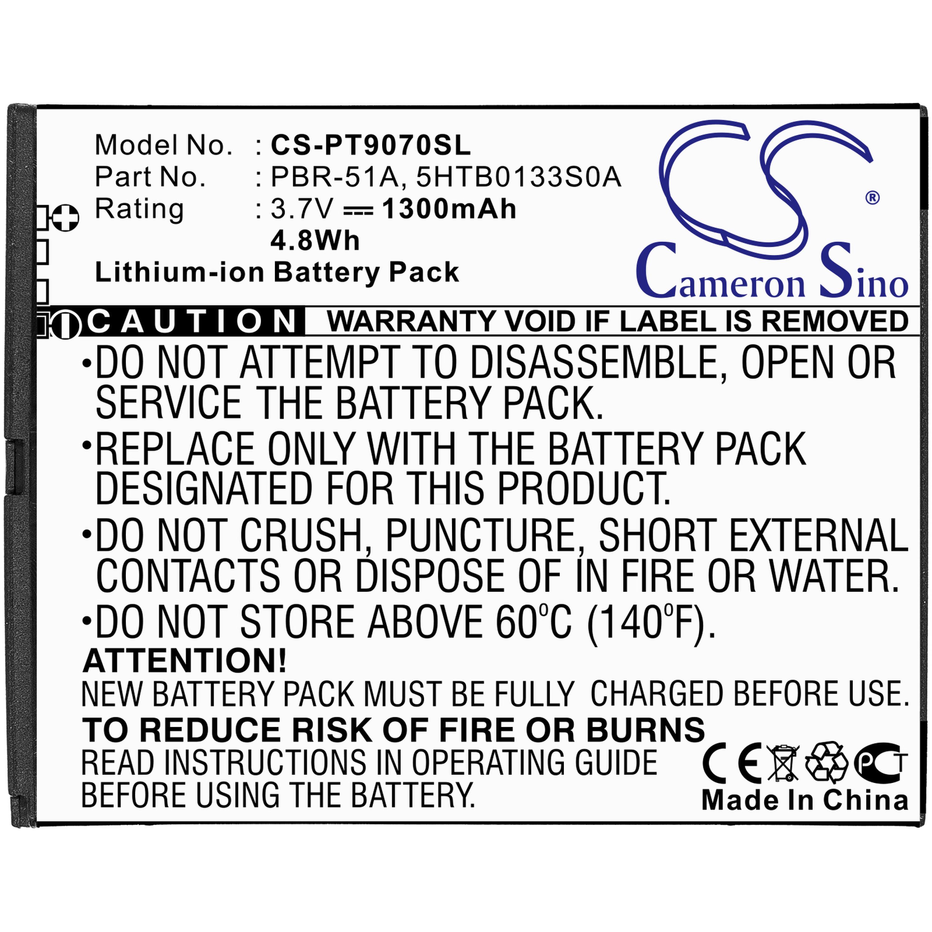 Cameron Sino 1300 mAh for Pantech