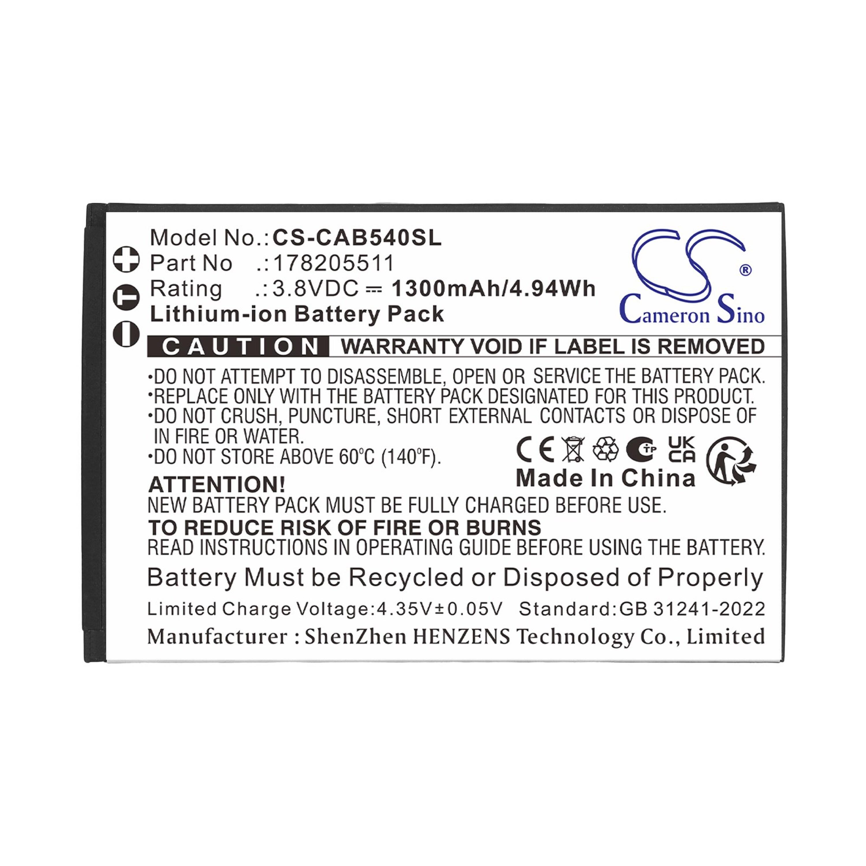 Cameron Sino 1300mAh Battery for CAT