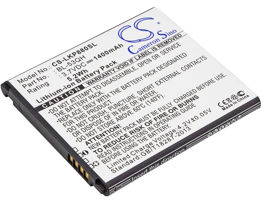 Cameron Sino 1400mAh Battery for Optimus