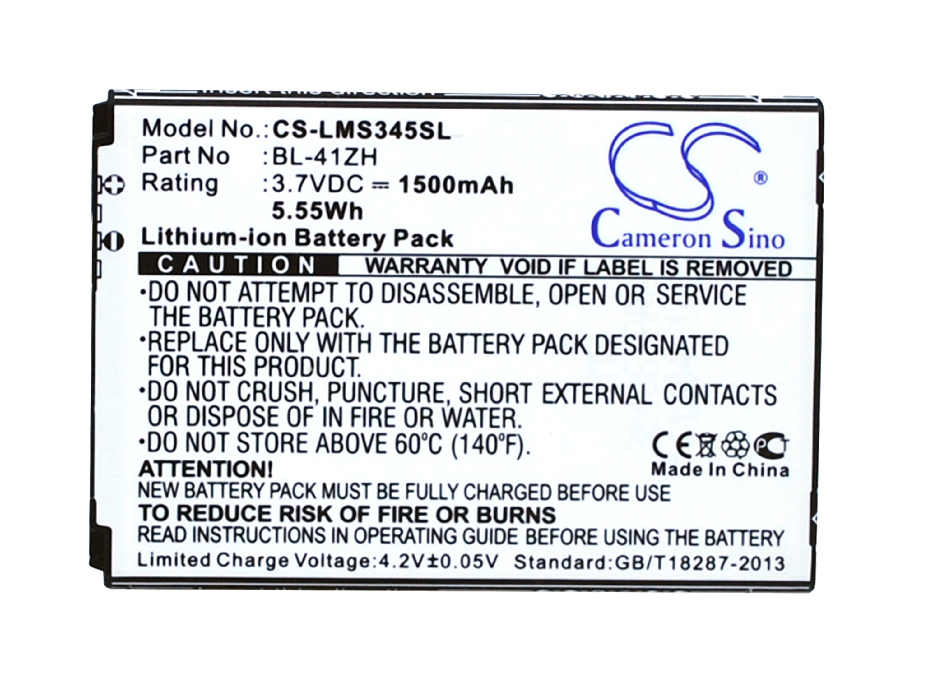Cameron Sino 1500 mAh for LG