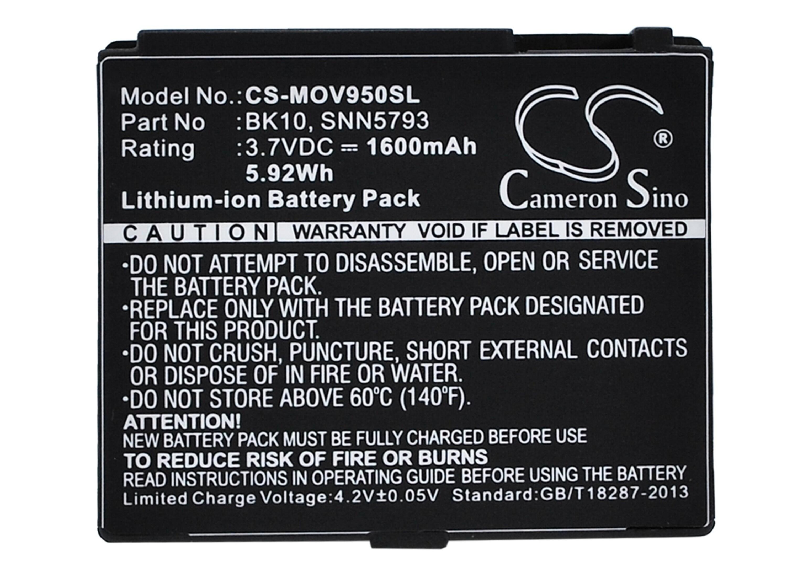 Cameron Sino 1600 mAh for Motorola