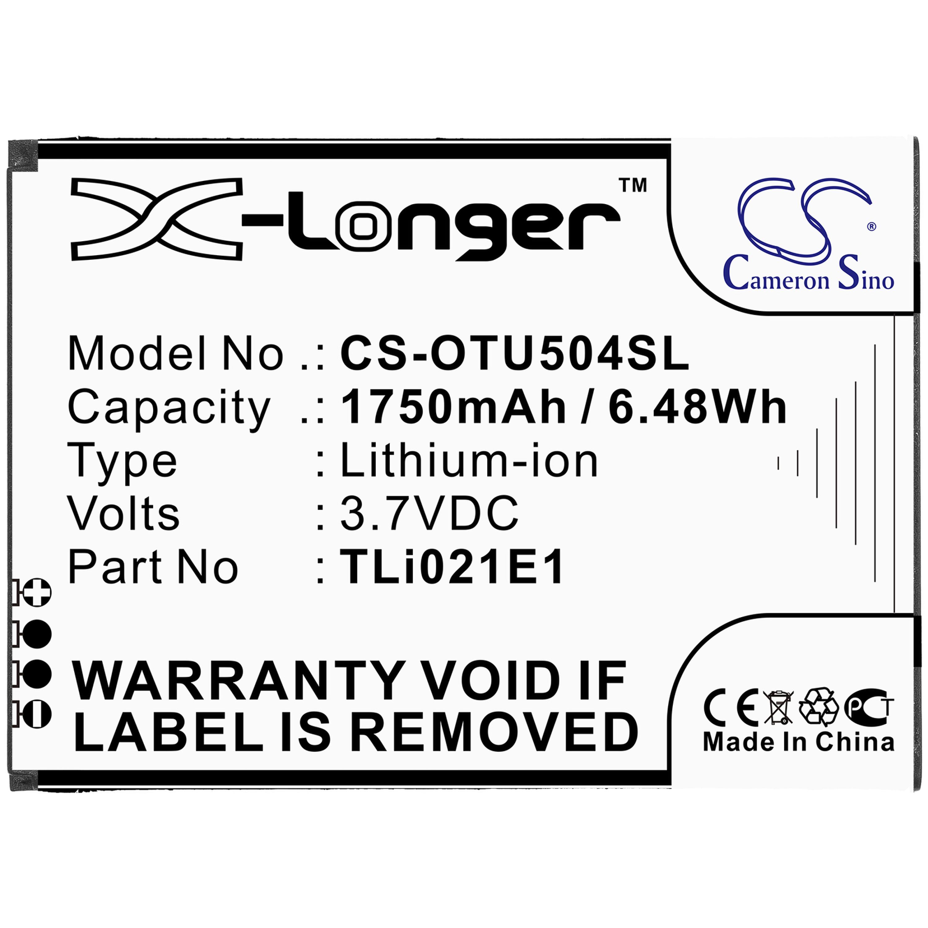 Cameron Sino 1750 mAh for Alcatel