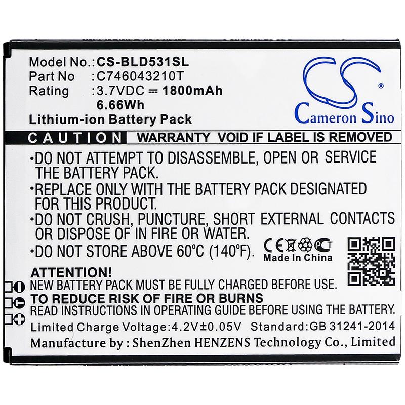 Cameron Sino 1800 mAh for BLU