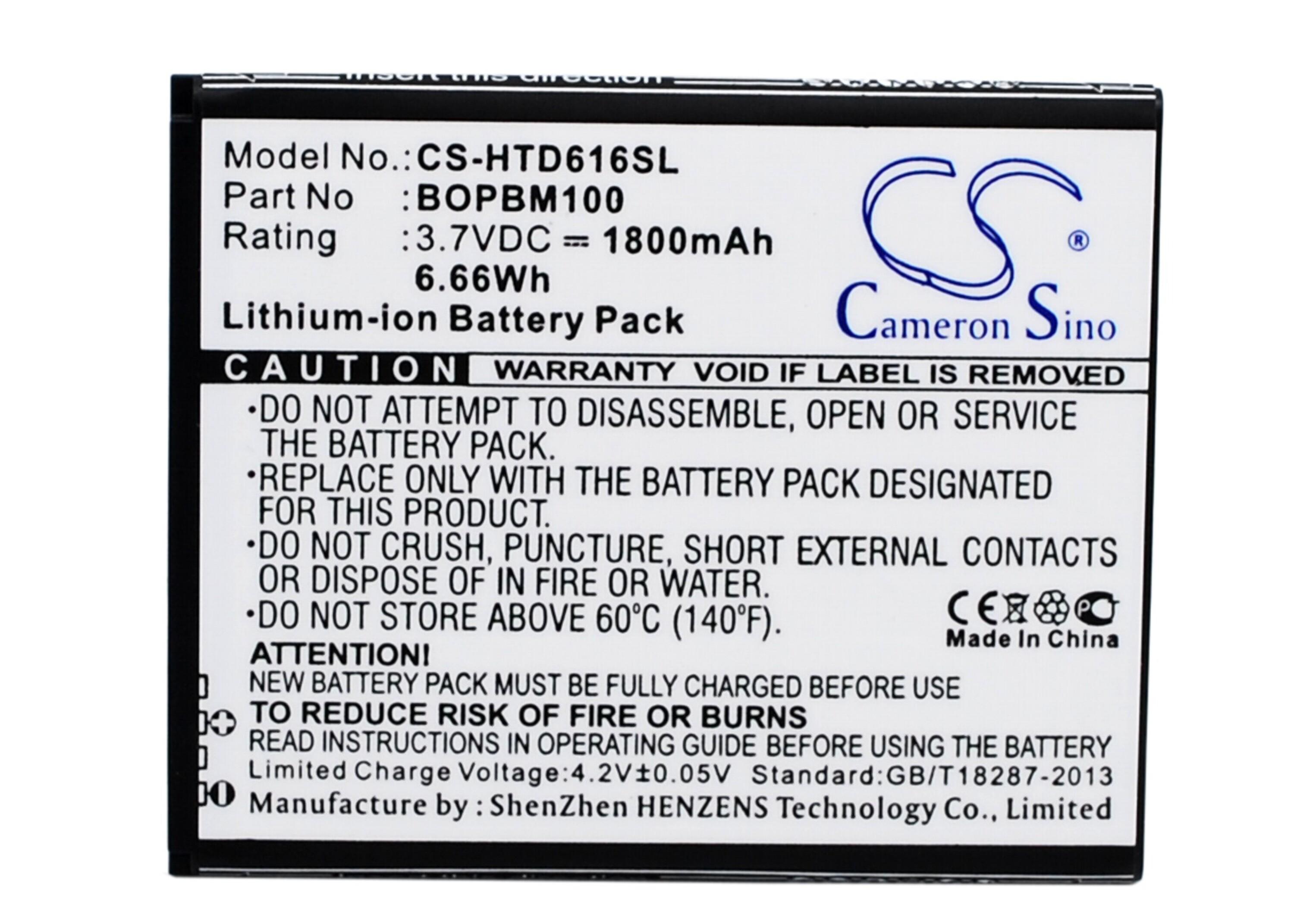 Cameron Sino 1800 mAh for HTC