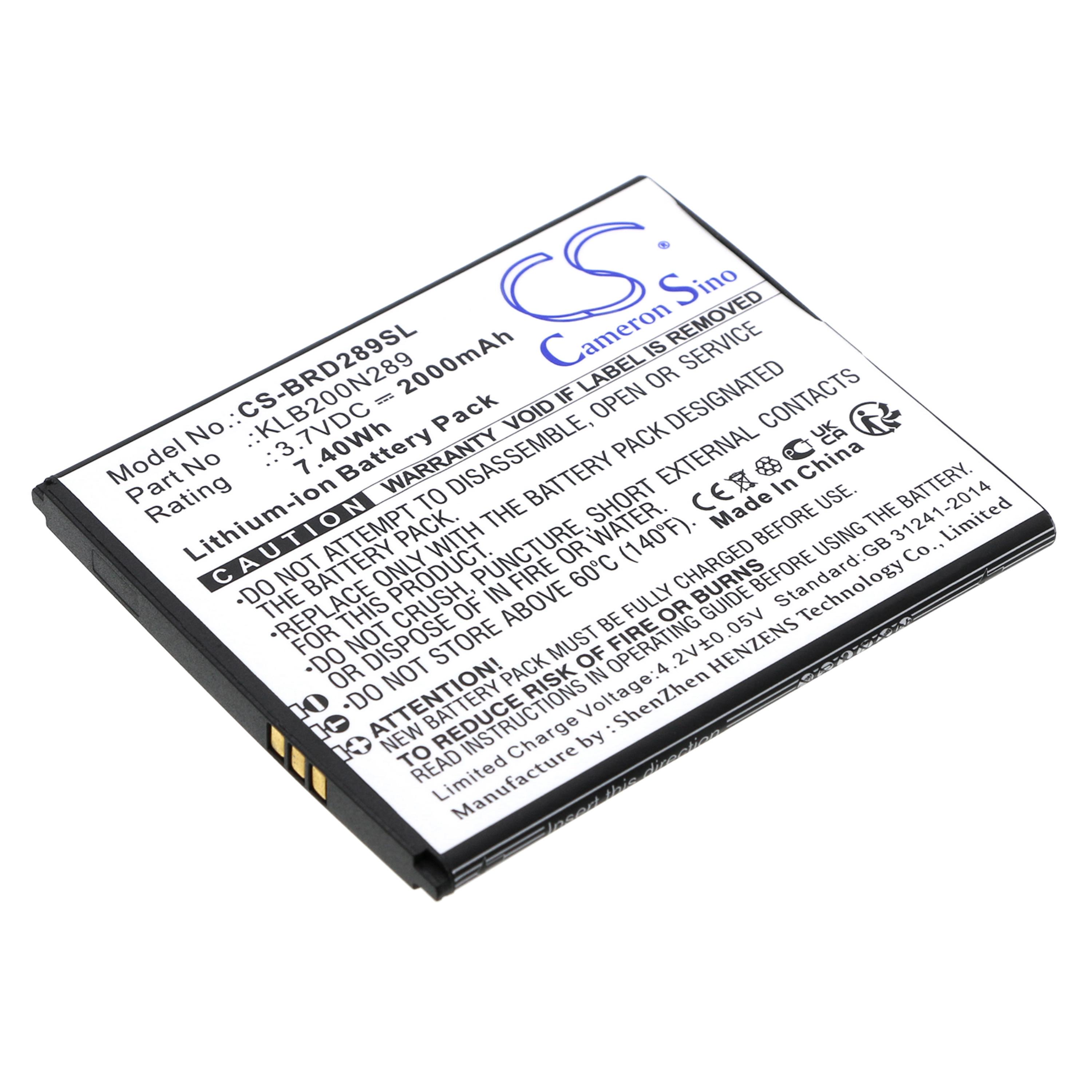 Cameron Sino 2000 mAh for Brondi