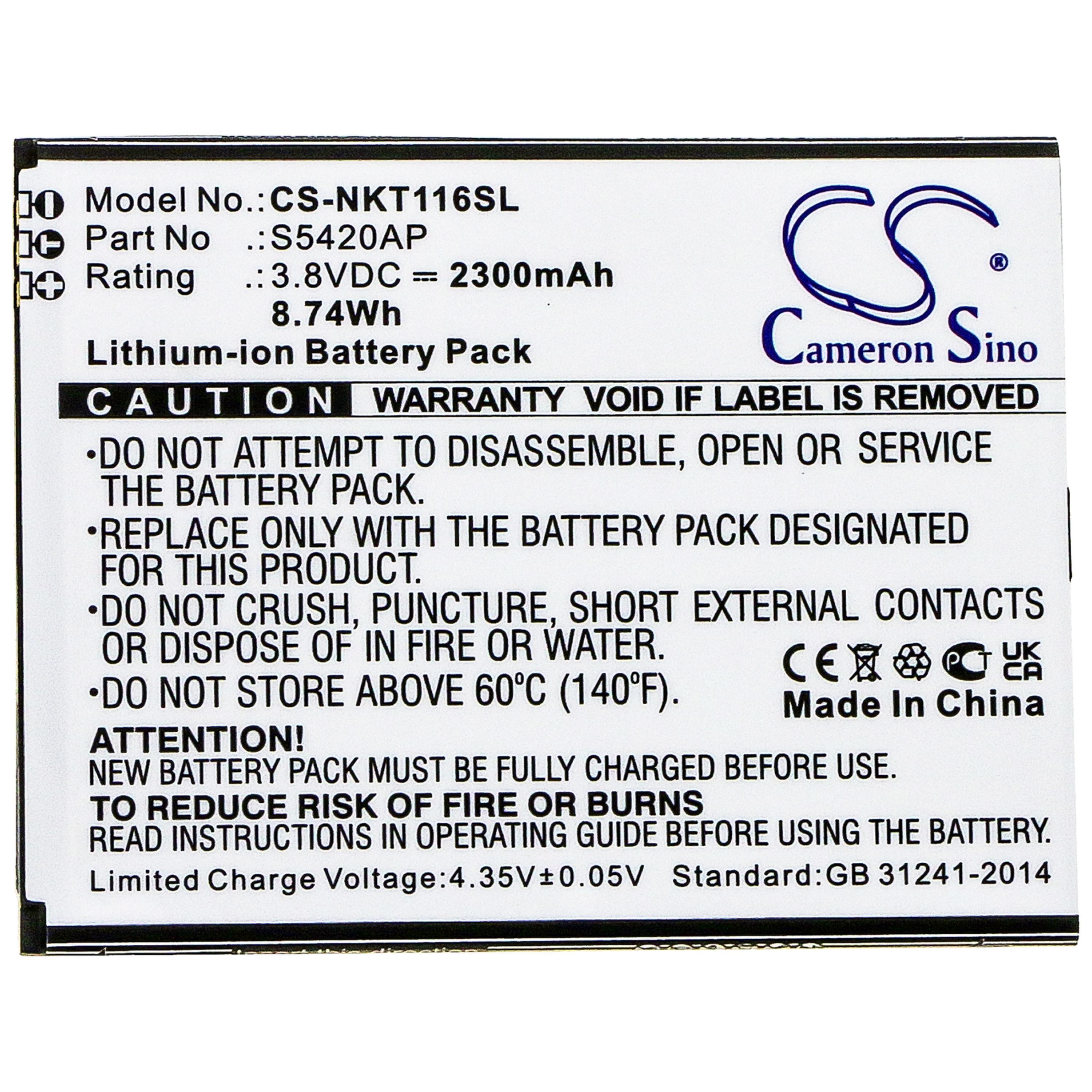 Cameron Sino 2300 mAh for Nokia