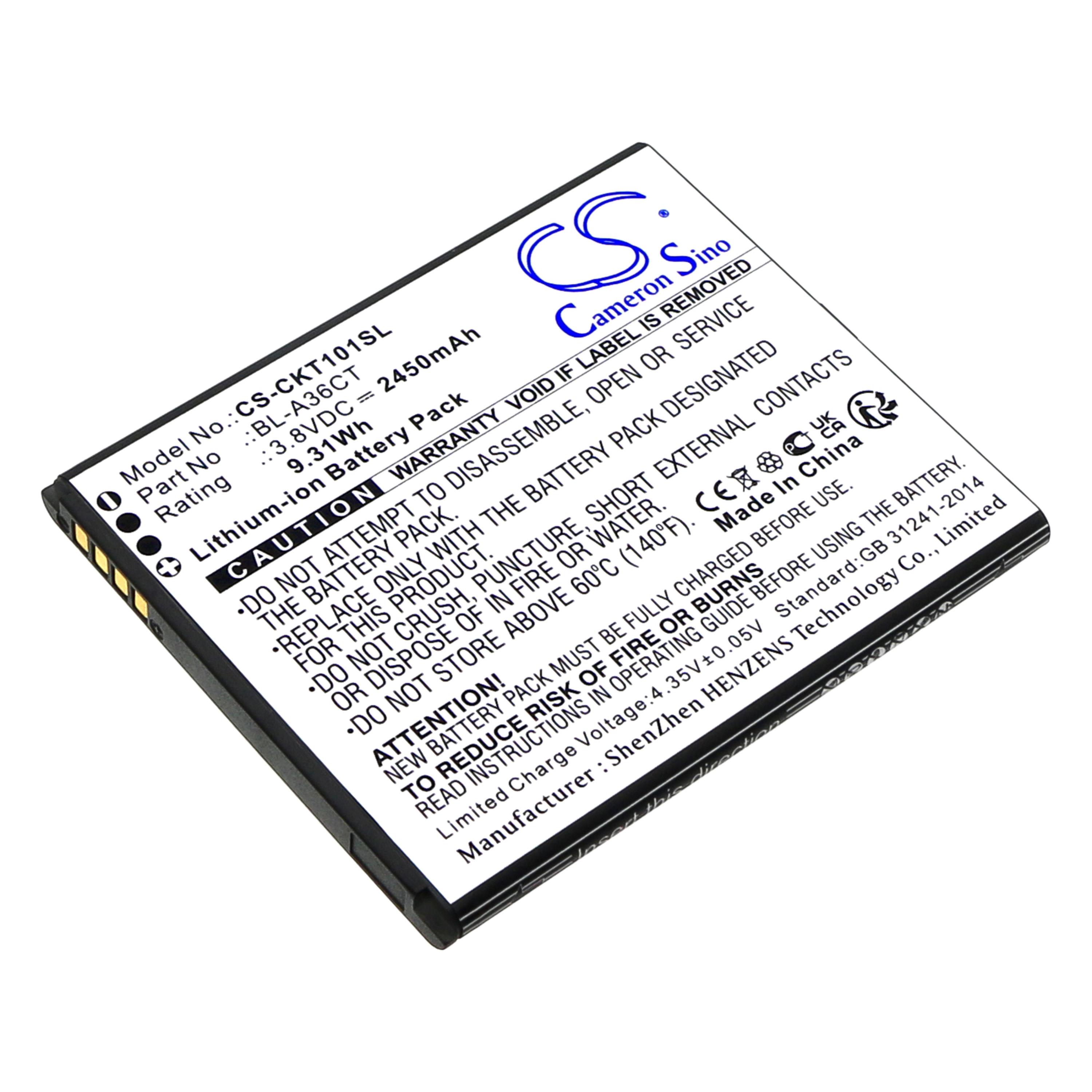 Cameron Sino 2450mAh battery for Cricket