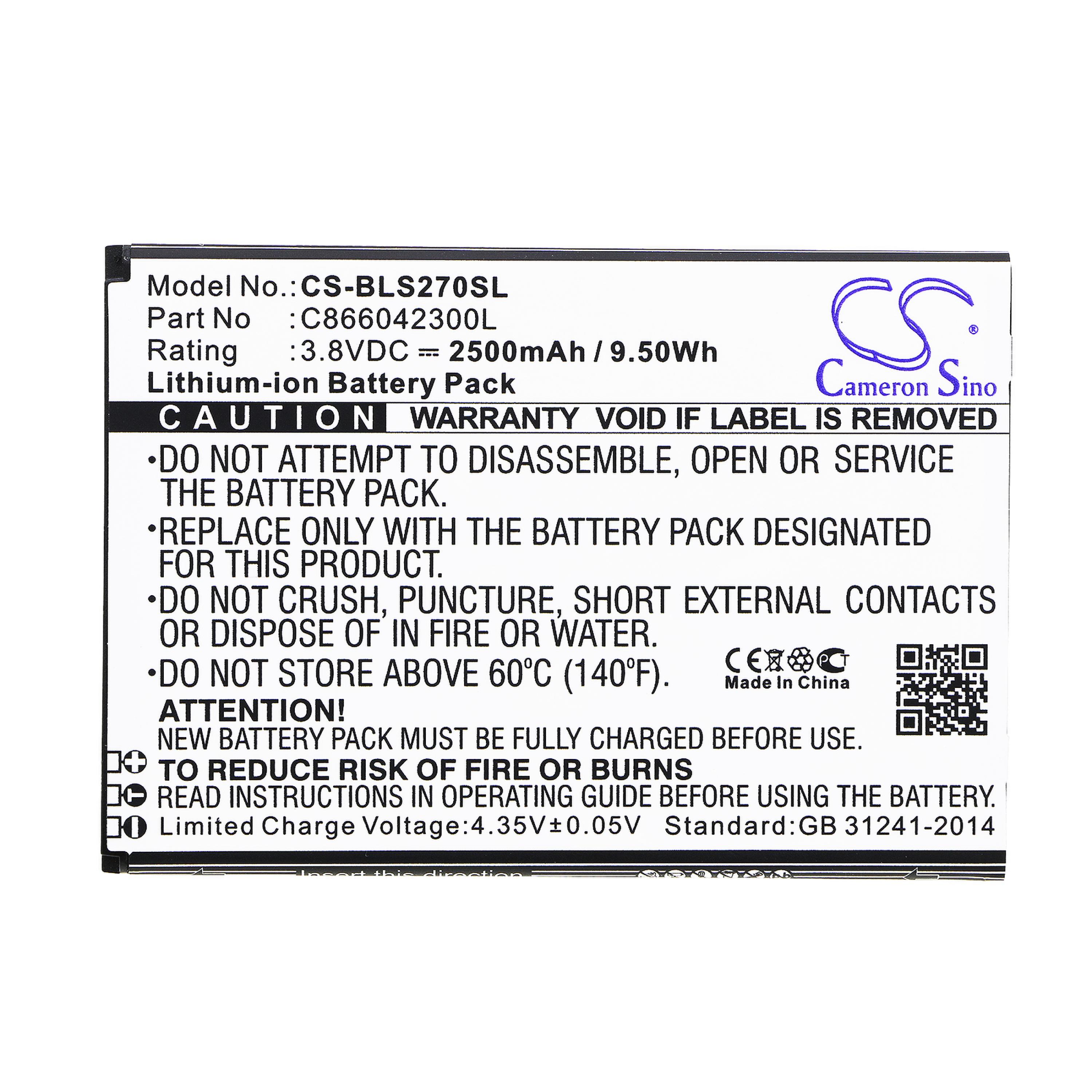 Cameron Sino 2500 mAh for BLU