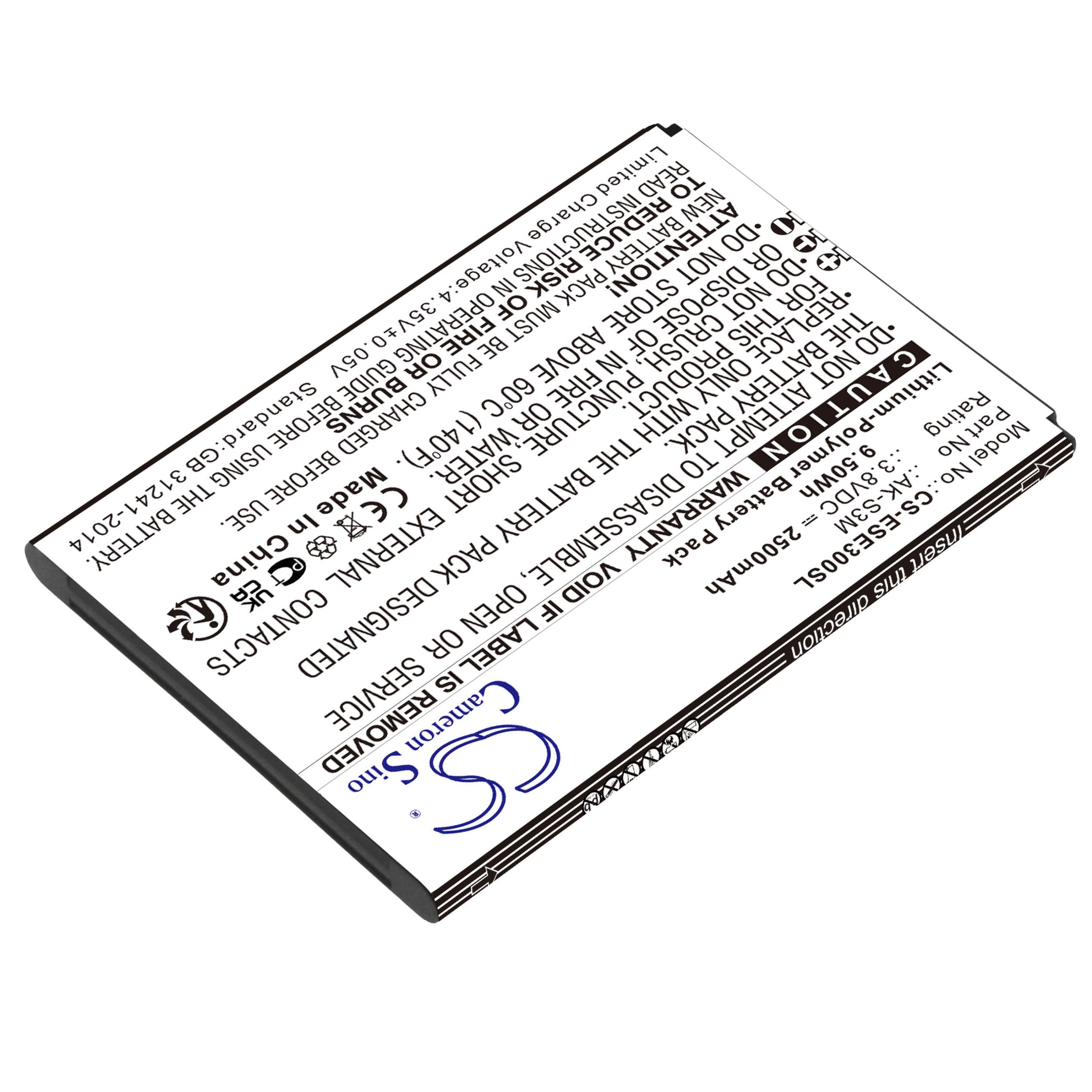 Cameron Sino 2500mAh Replacement Battery for