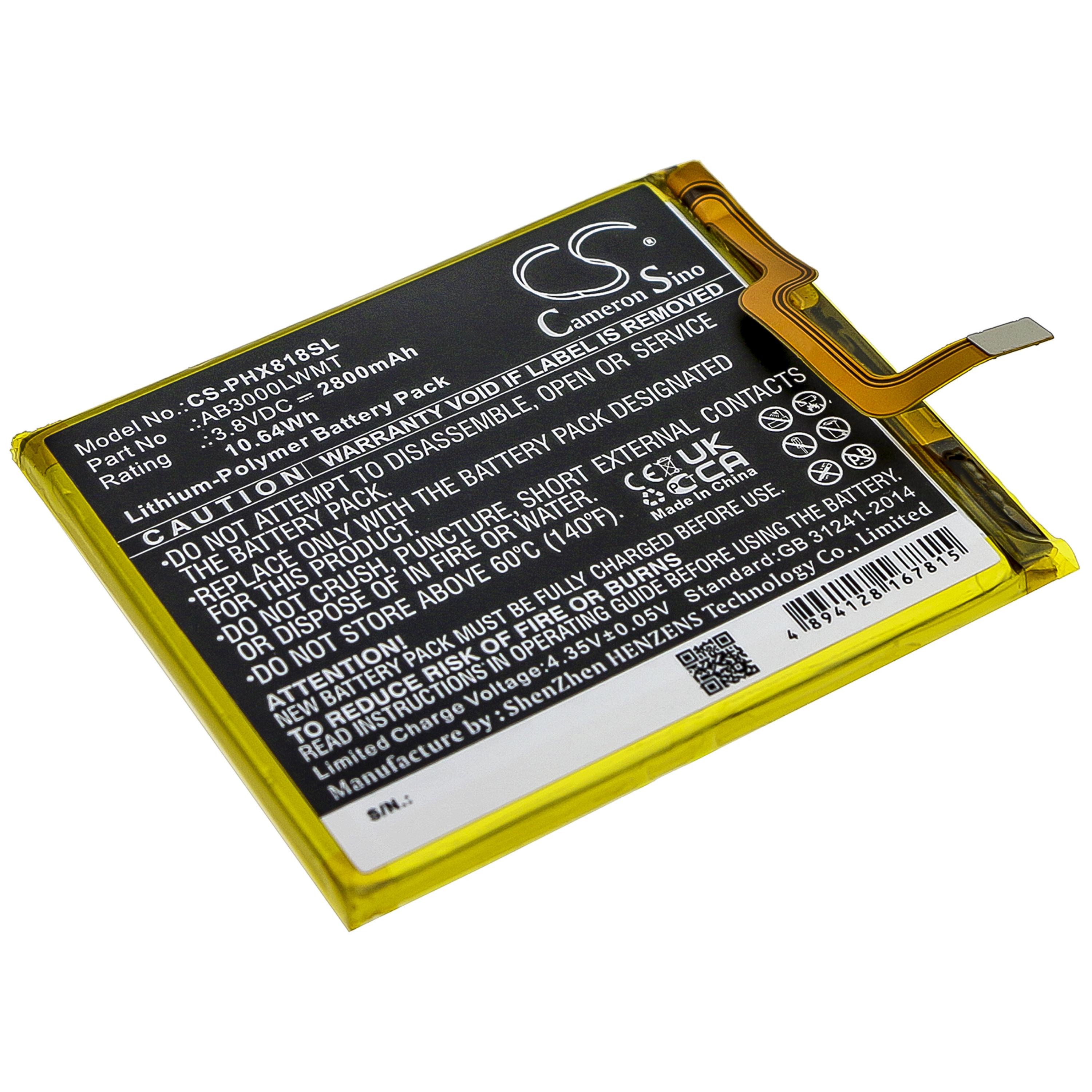 Cameron Sino 2800 mAh for Philips