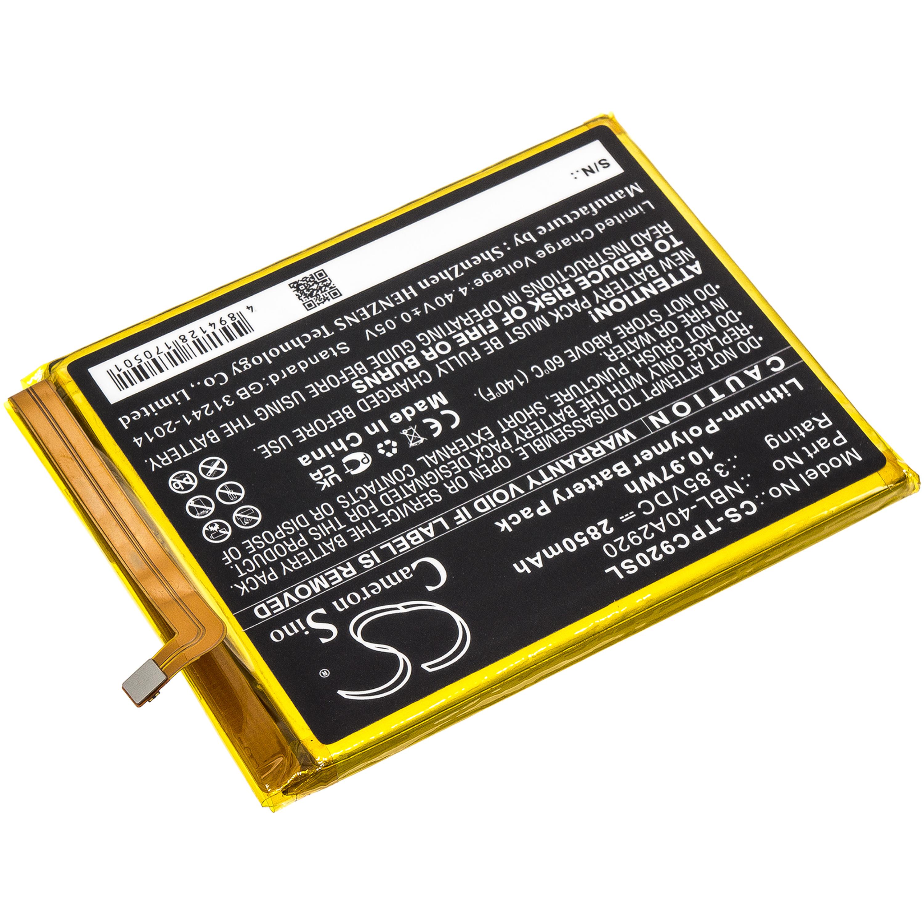 Cameron Sino 2850 mAh for Neffos