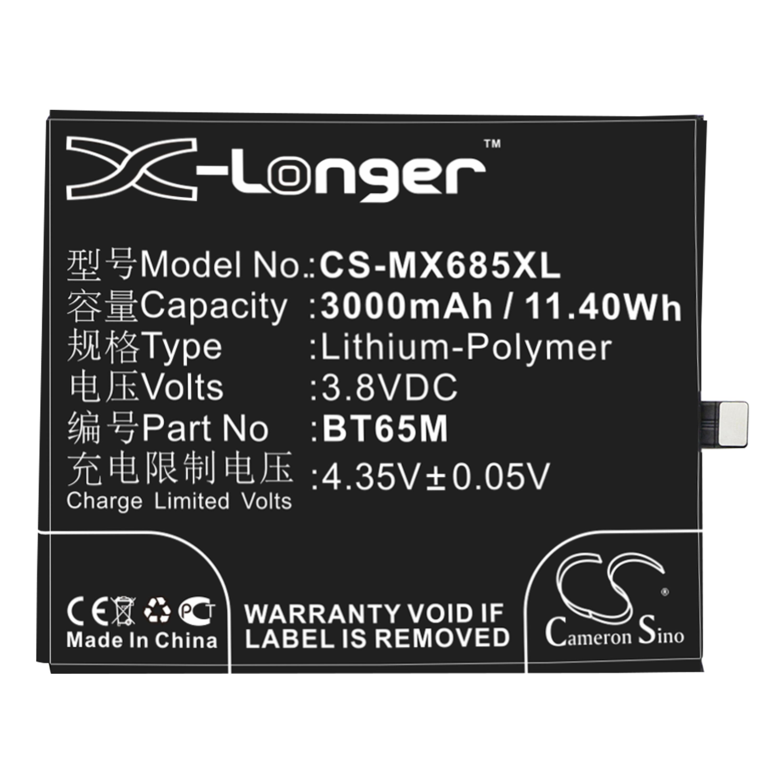 Cameron Sino 3000 mAh for MeiZu