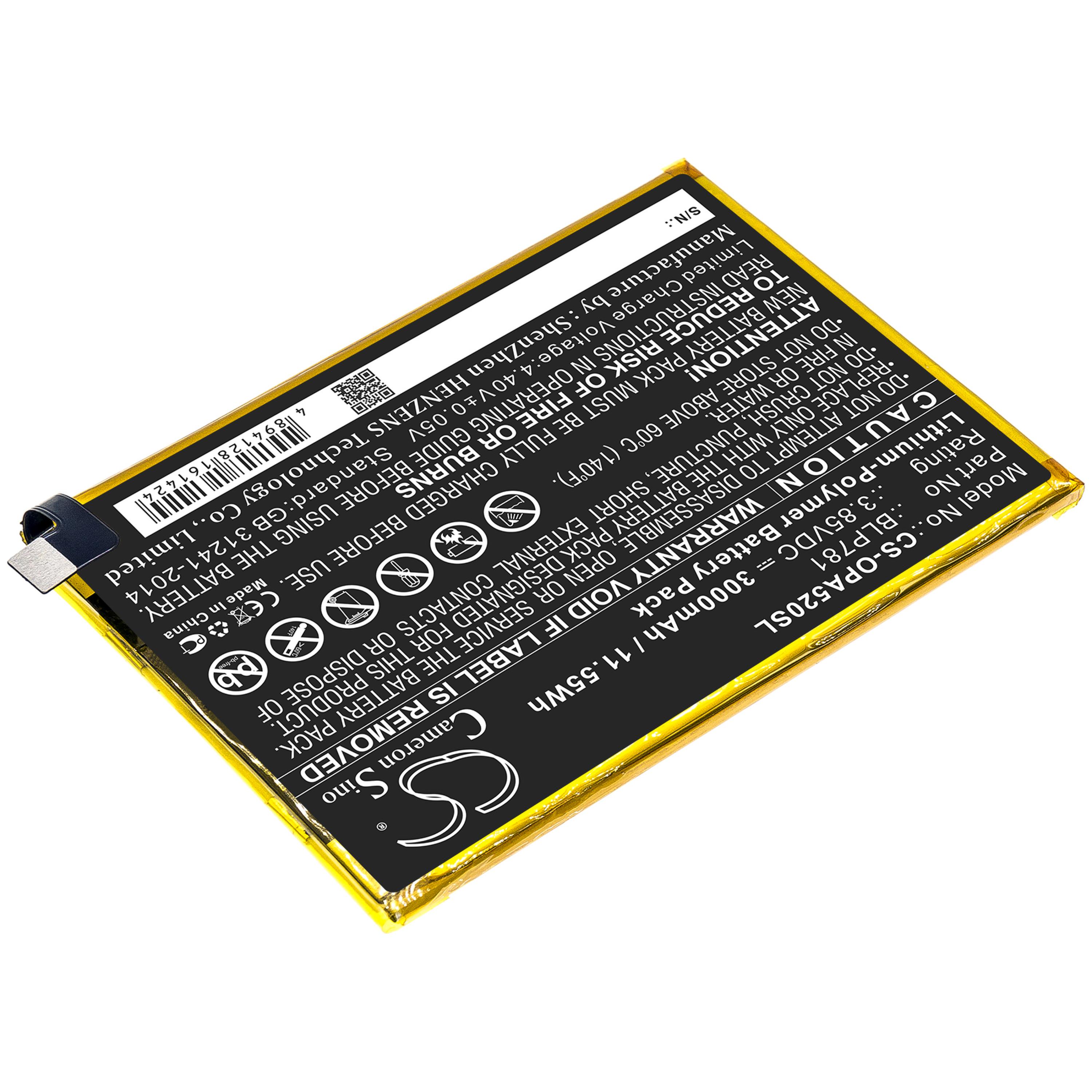 Cameron Sino 3000 mAh for Oppo