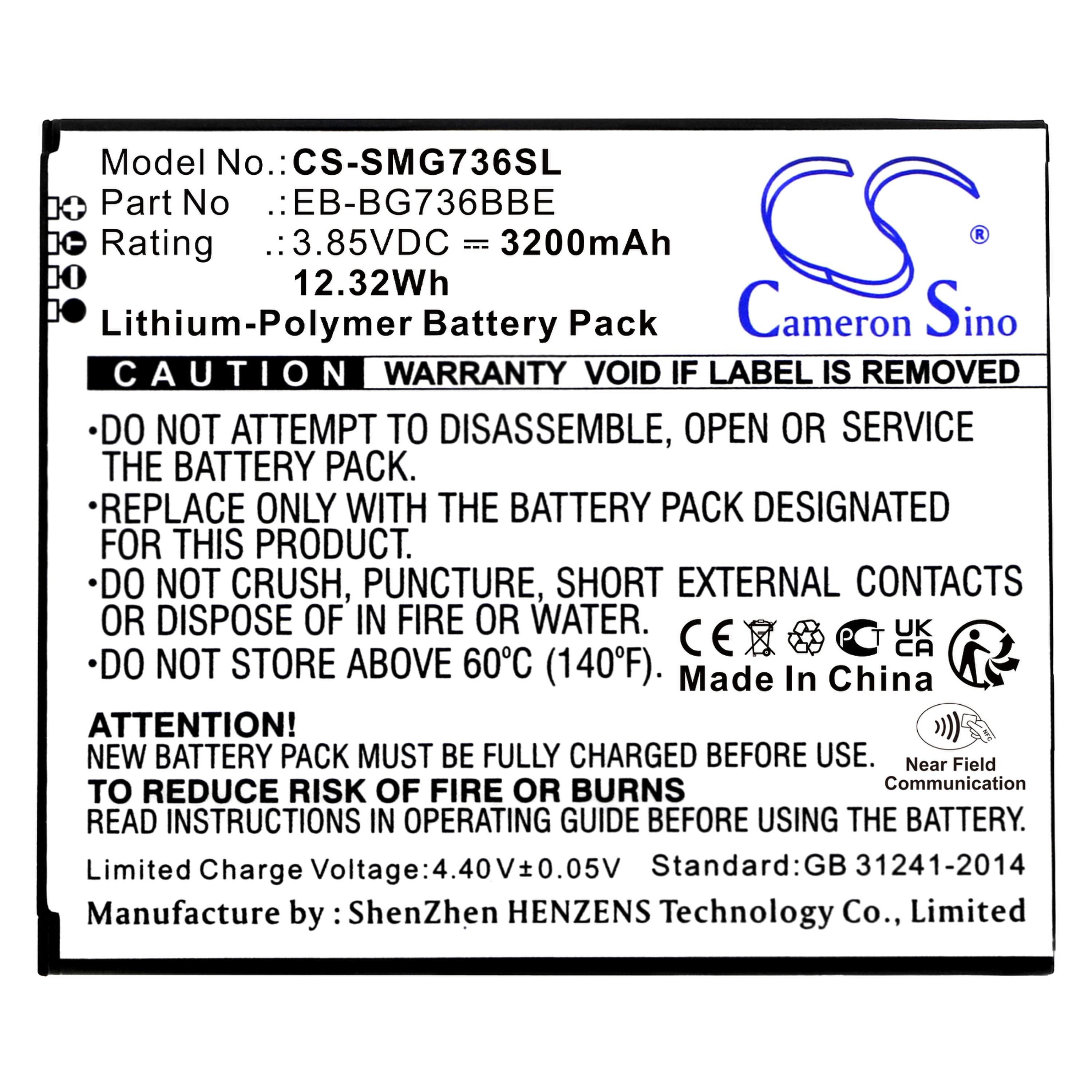Cameron Sino 3200 mAh for Samsung