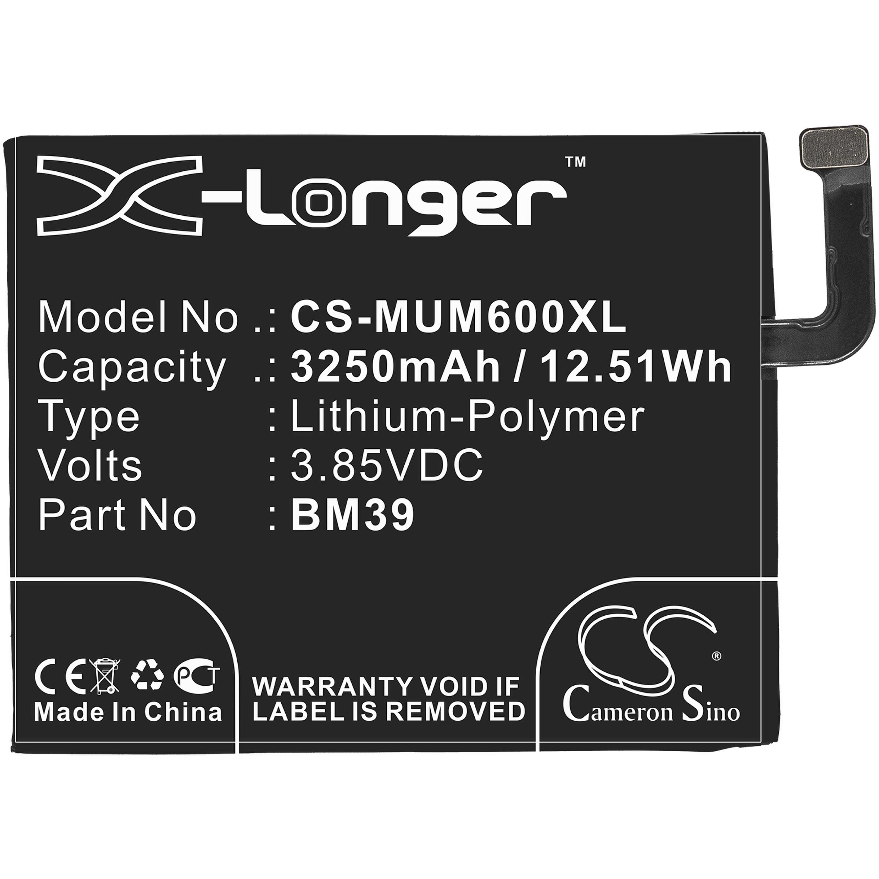 Cameron Sino 3250 mAh for Redmi