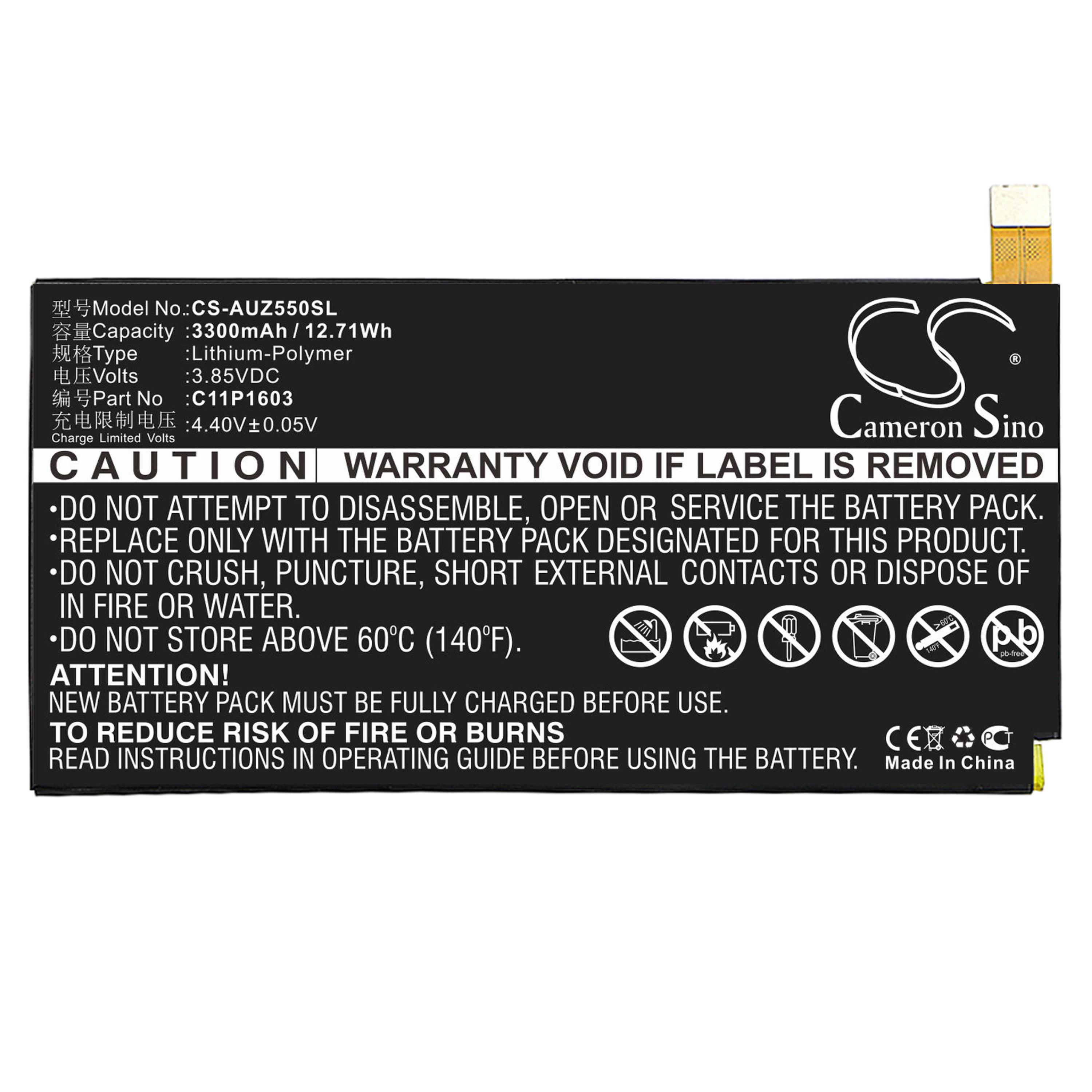 Cameron Sino 3300 mAh for Asus