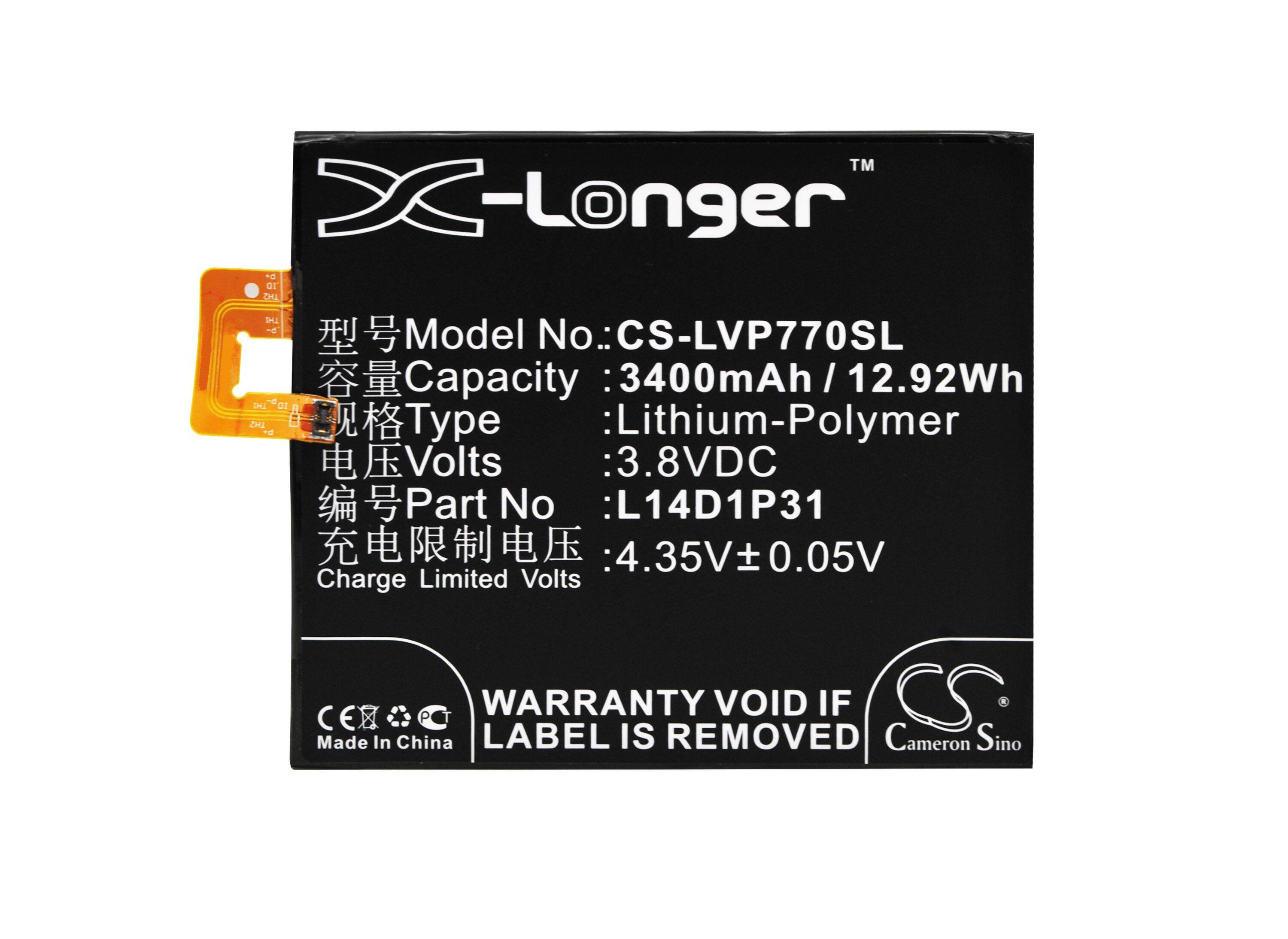 Cameron Sino 3400 mAh for Lenovo