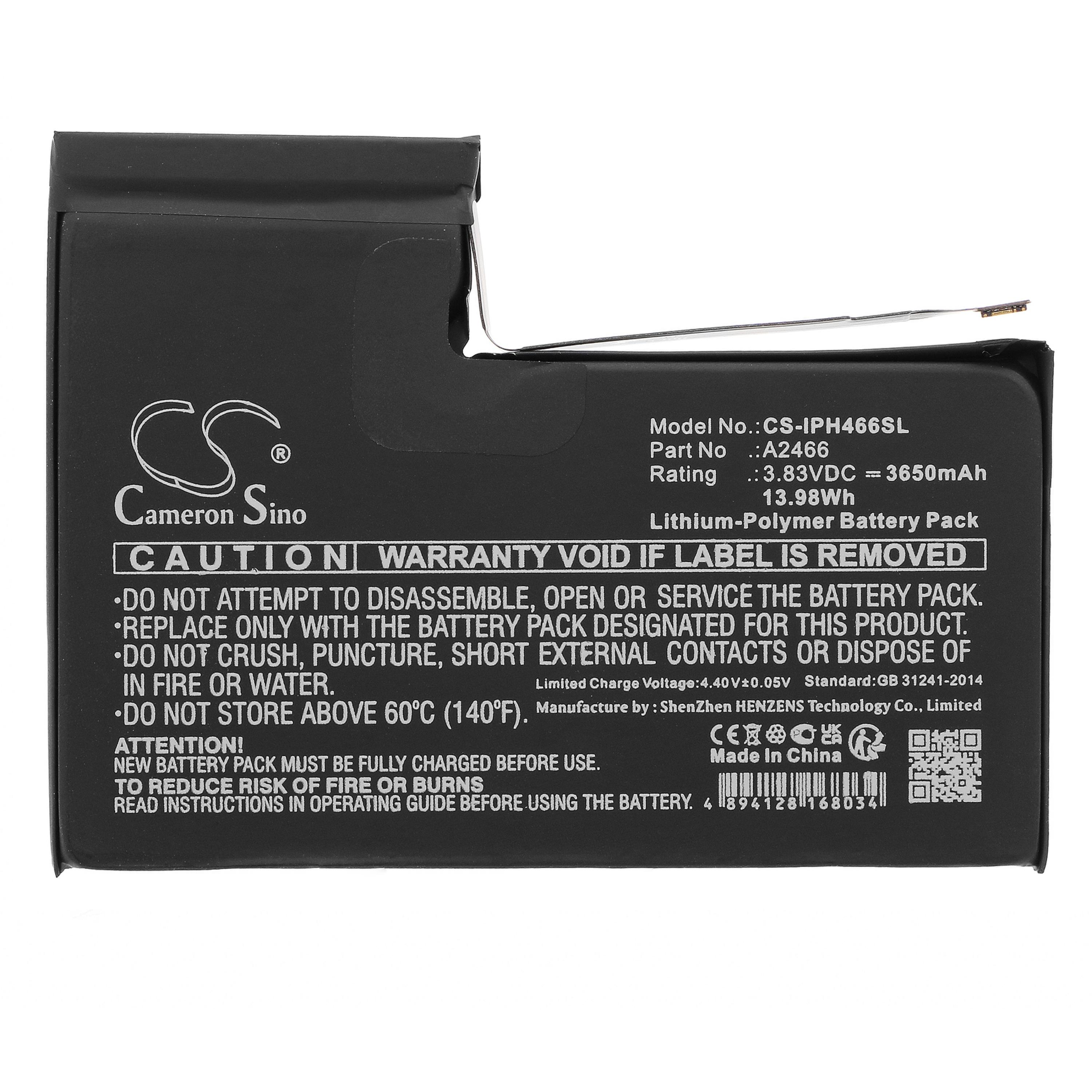 Cameron Sino 3650 mAh for Apple