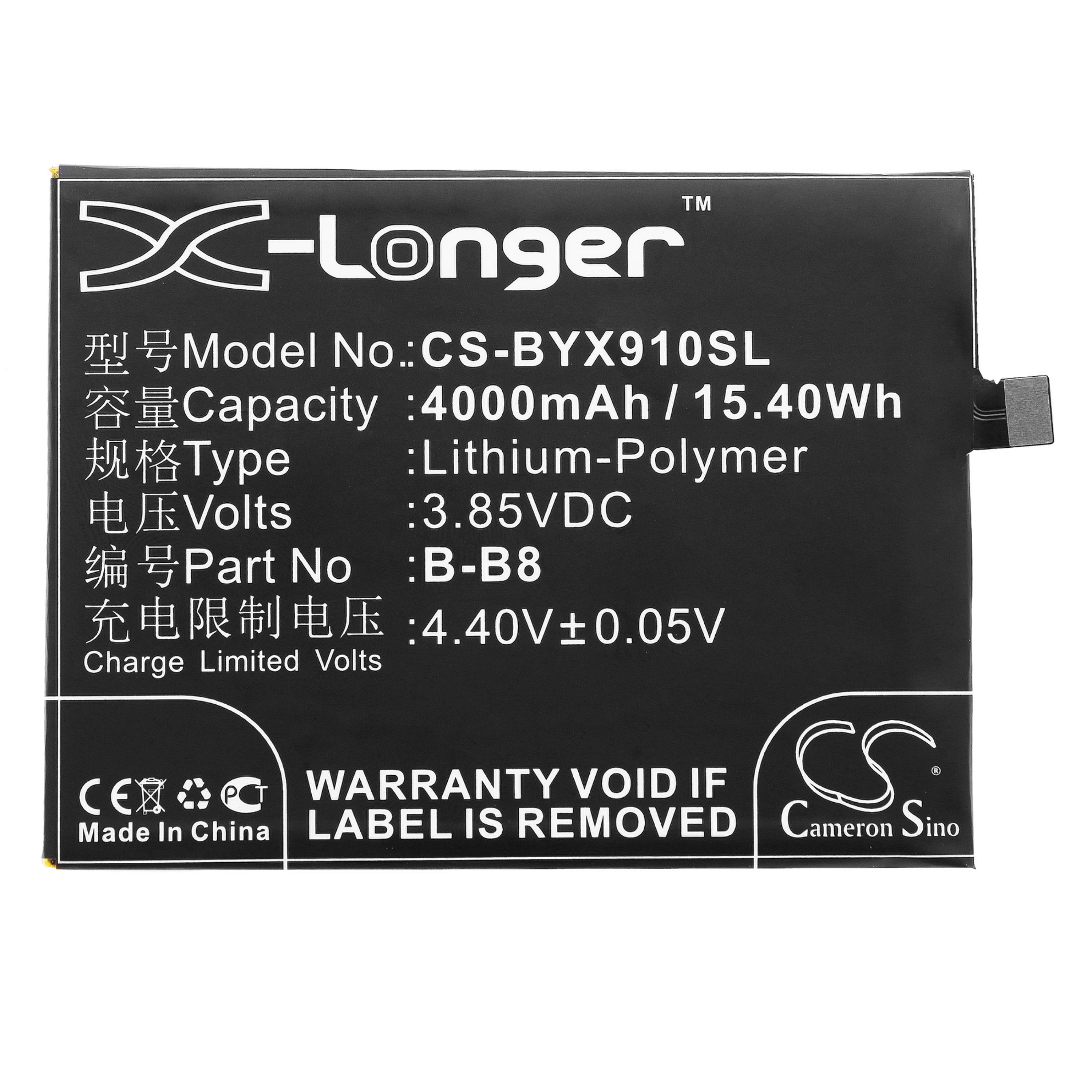 Cameron Sino 4000 mAh for BBK