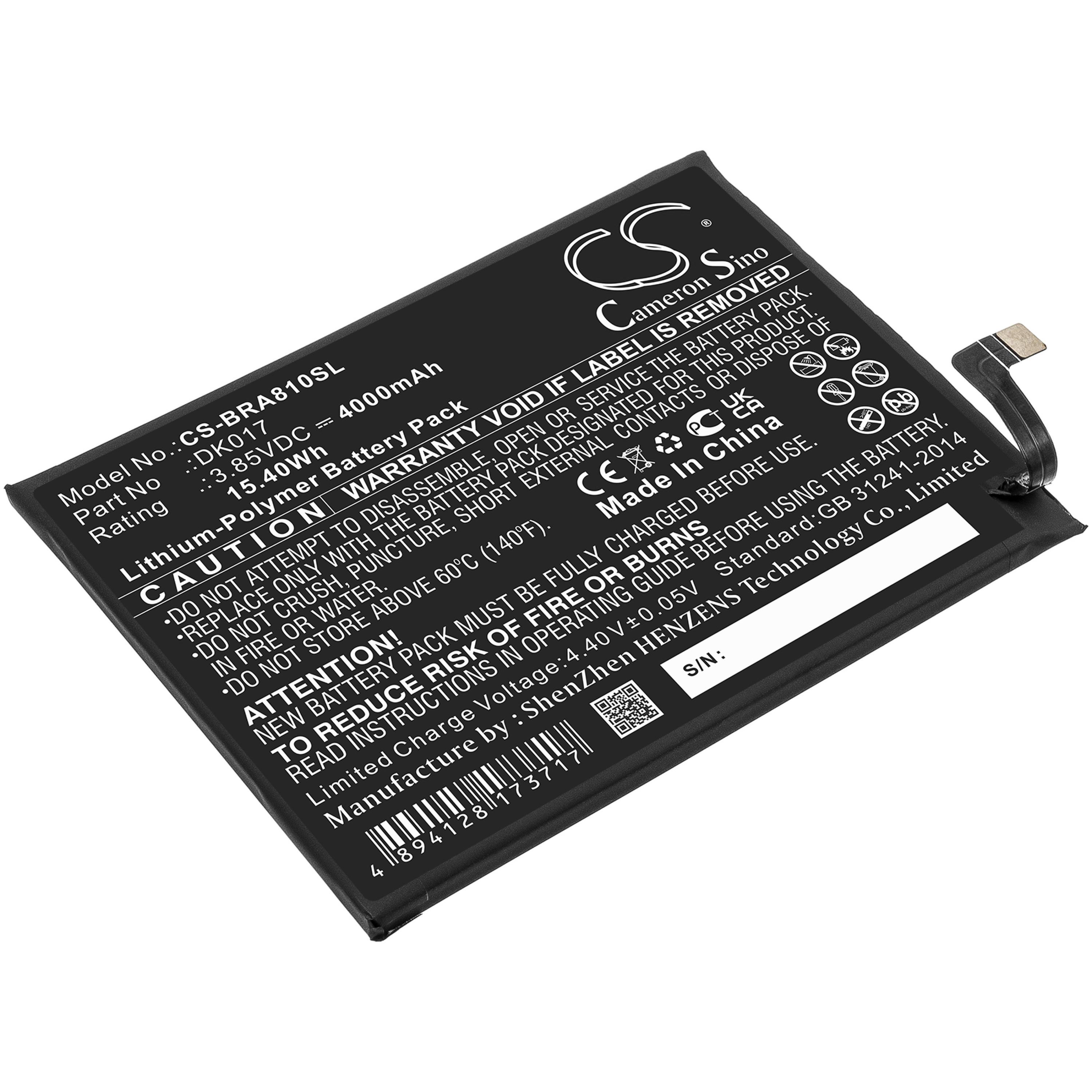Cameron Sino 4000 mAh for BlackView