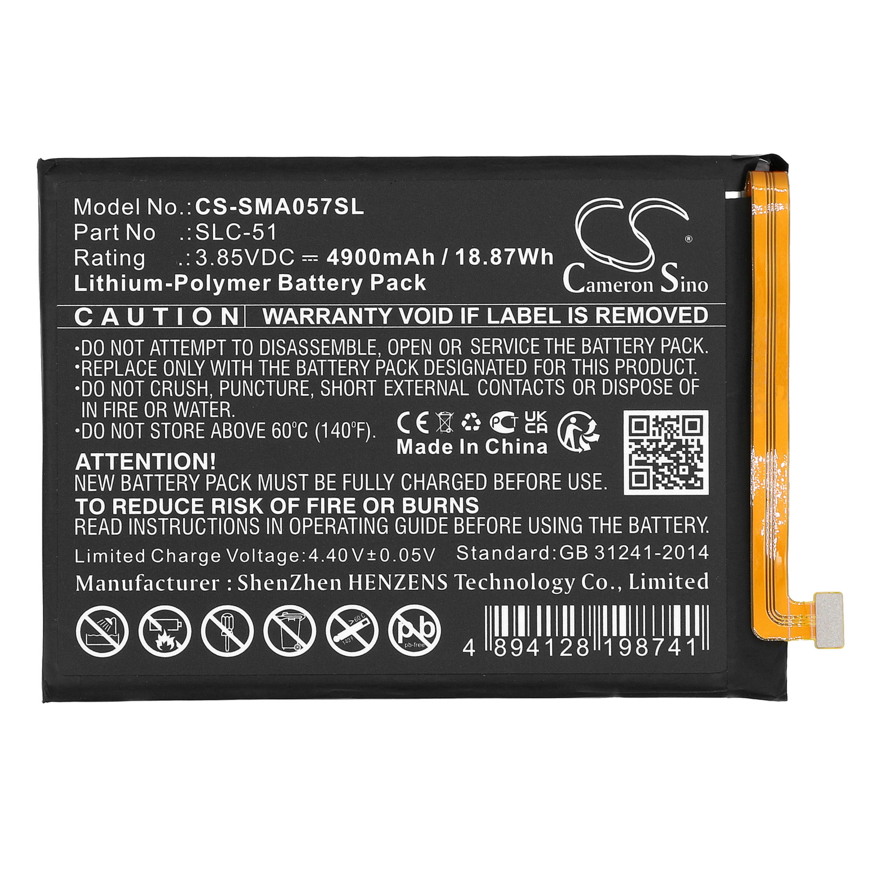 Cameron Sino 4900 mAh for Samsung