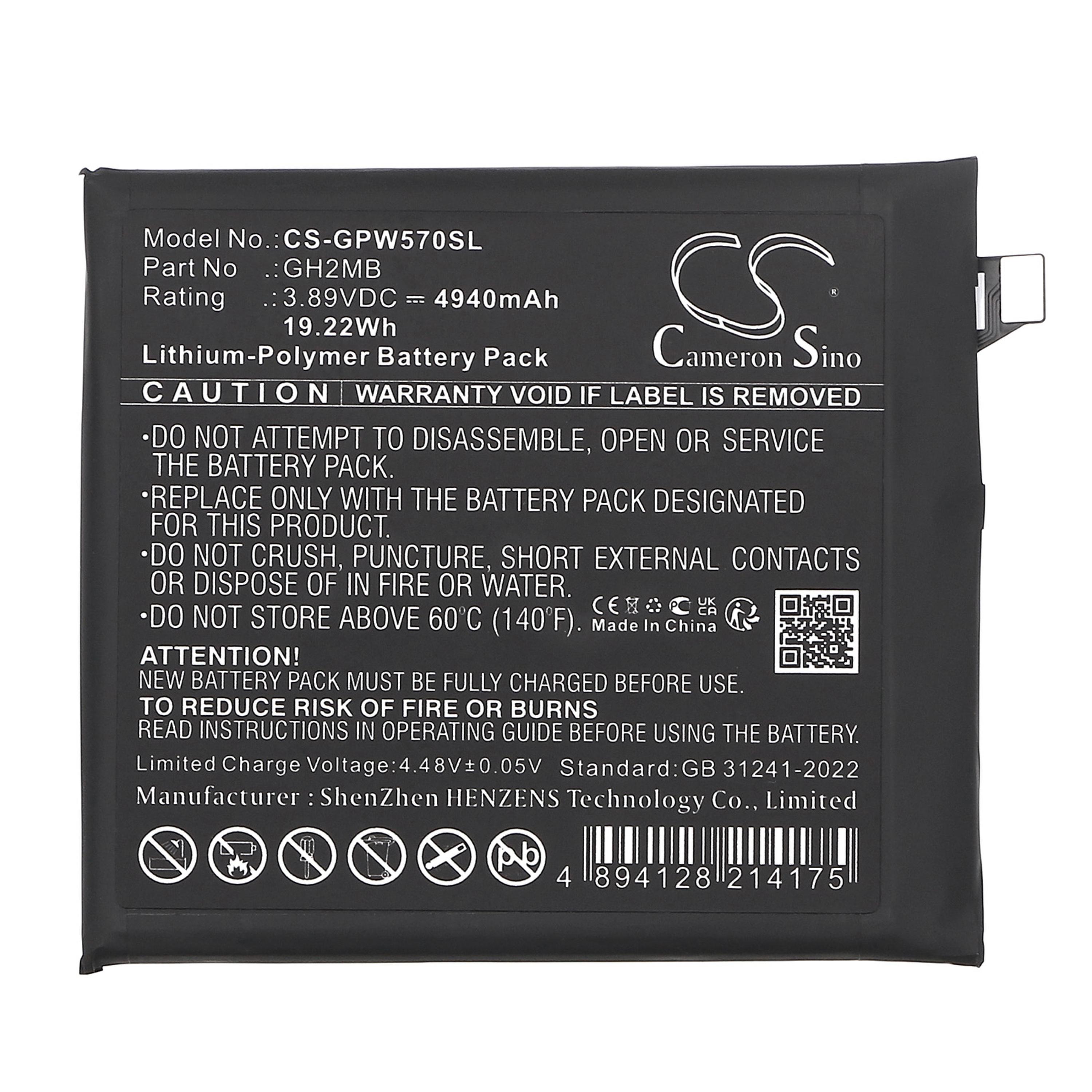 Cameron Sino 4940 mAh for Google