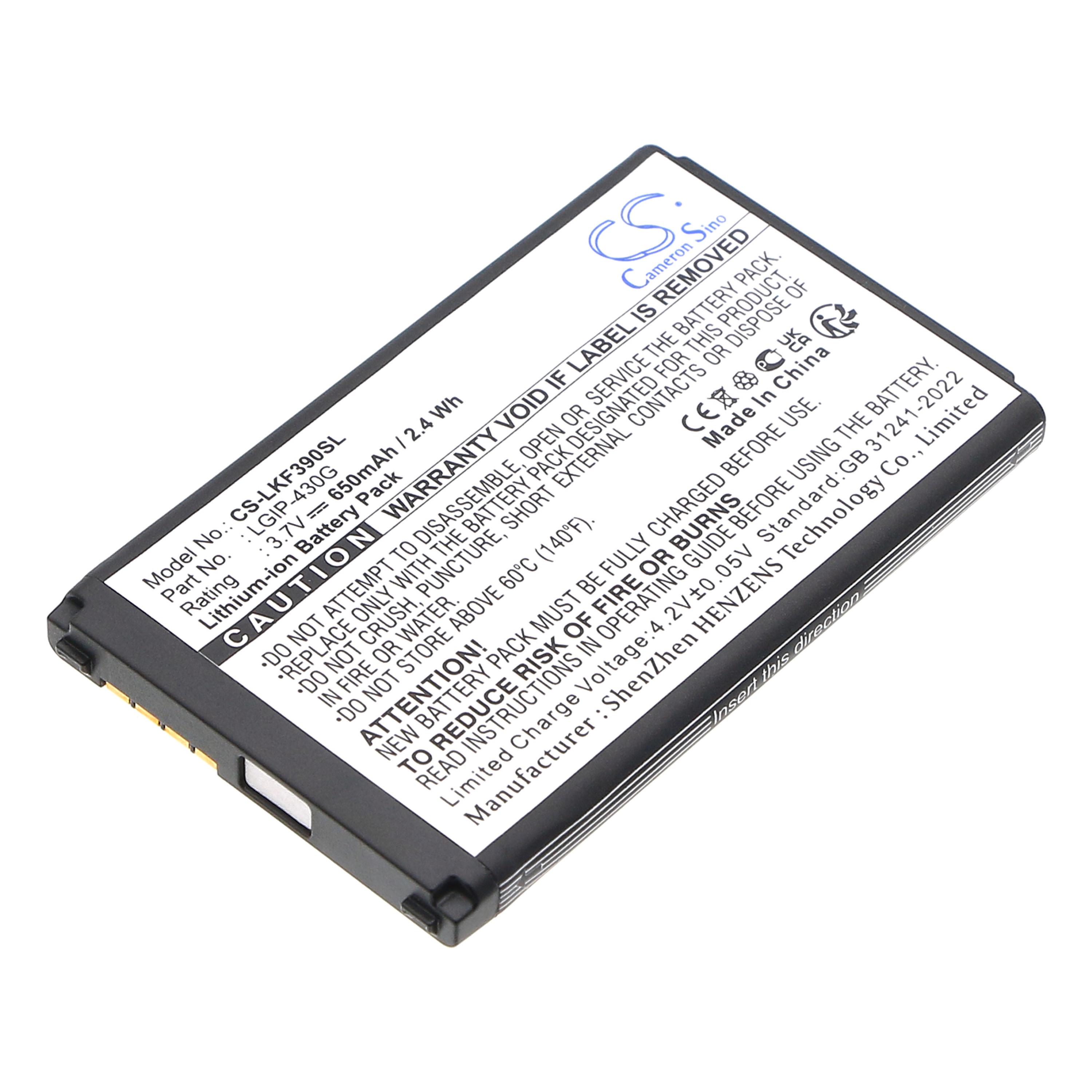 Cameron Sino 650 mAh for LG