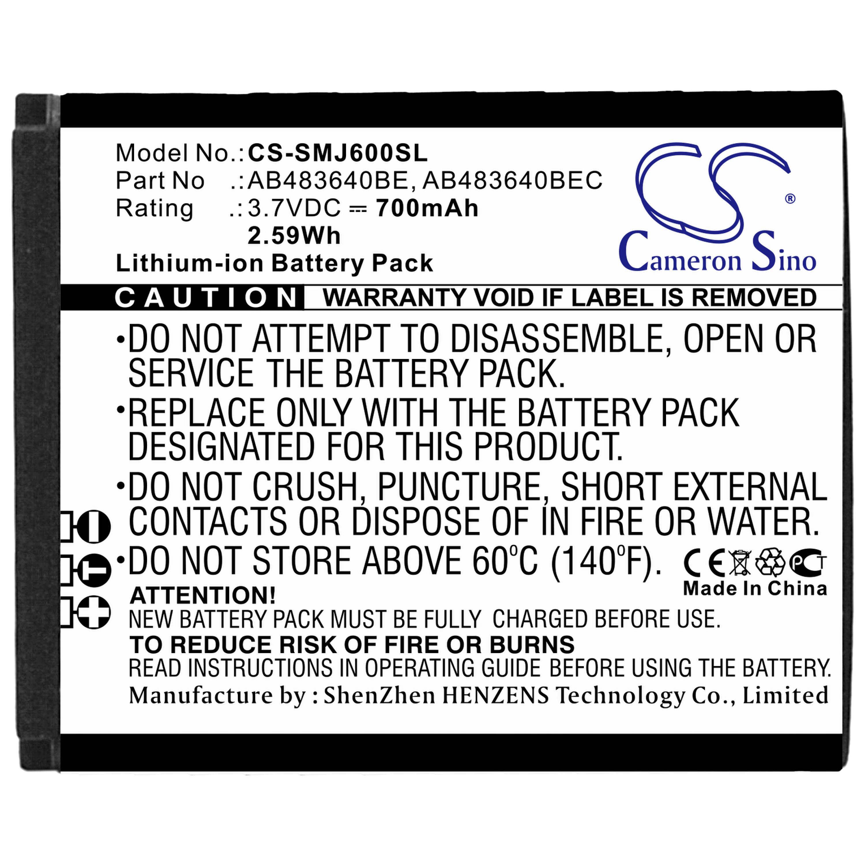 Cameron Sino 700 mAh for Samsung