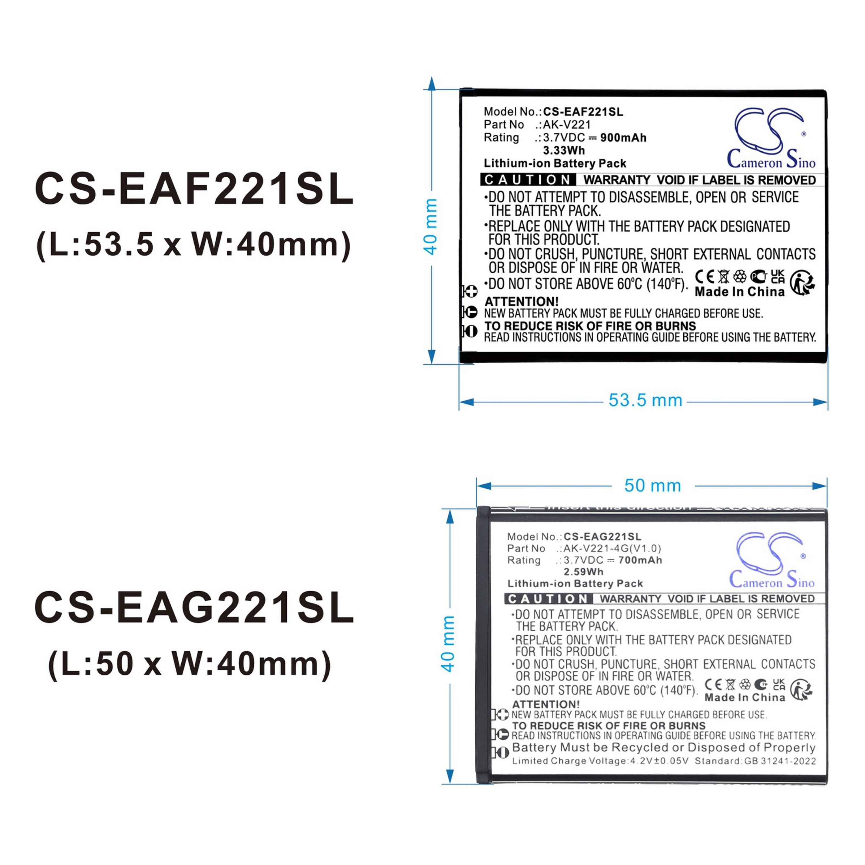 Cameron Sino 700mAh Replacement Battery for