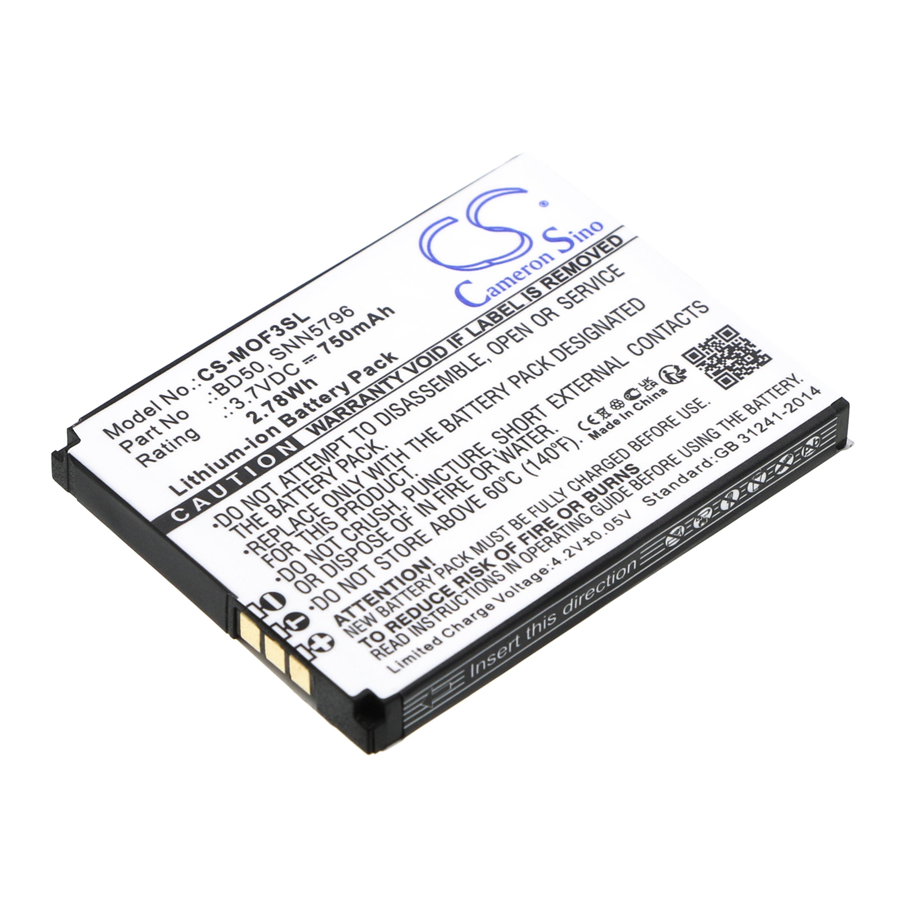 Cameron Sino 750 mAh for Motorola