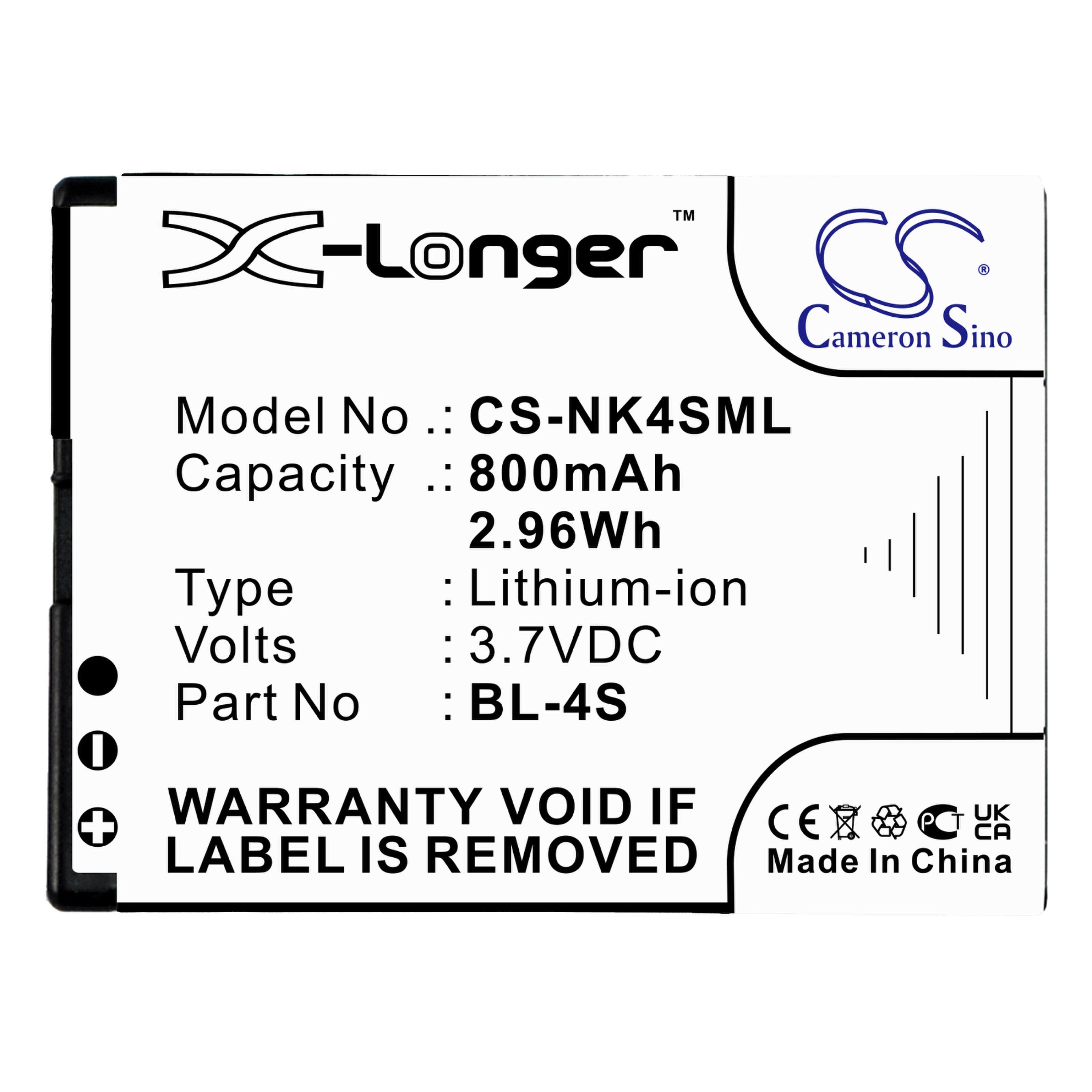 Cameron Sino 800 mAh for Nokia